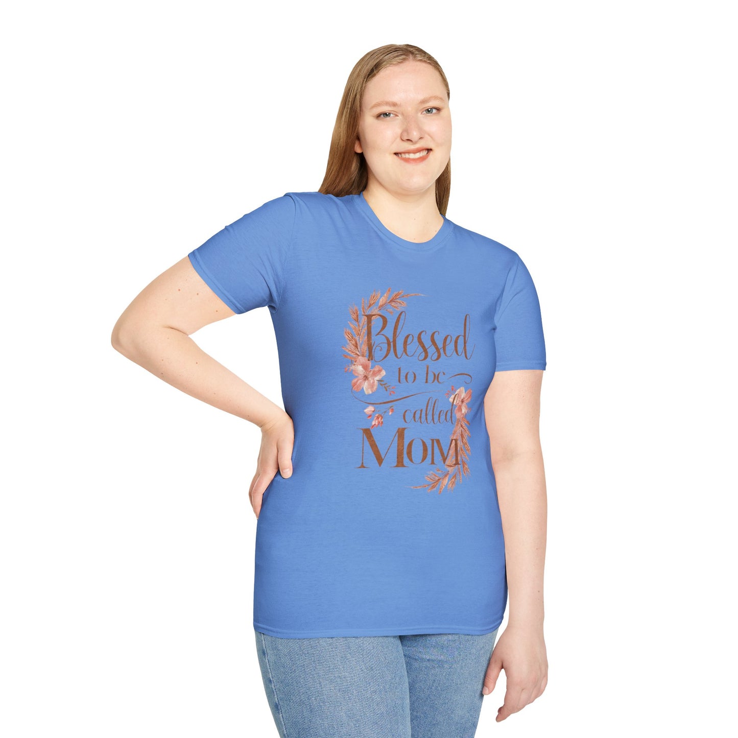 Blessed to be Called Mom Unisex Softstyle T-Shirt