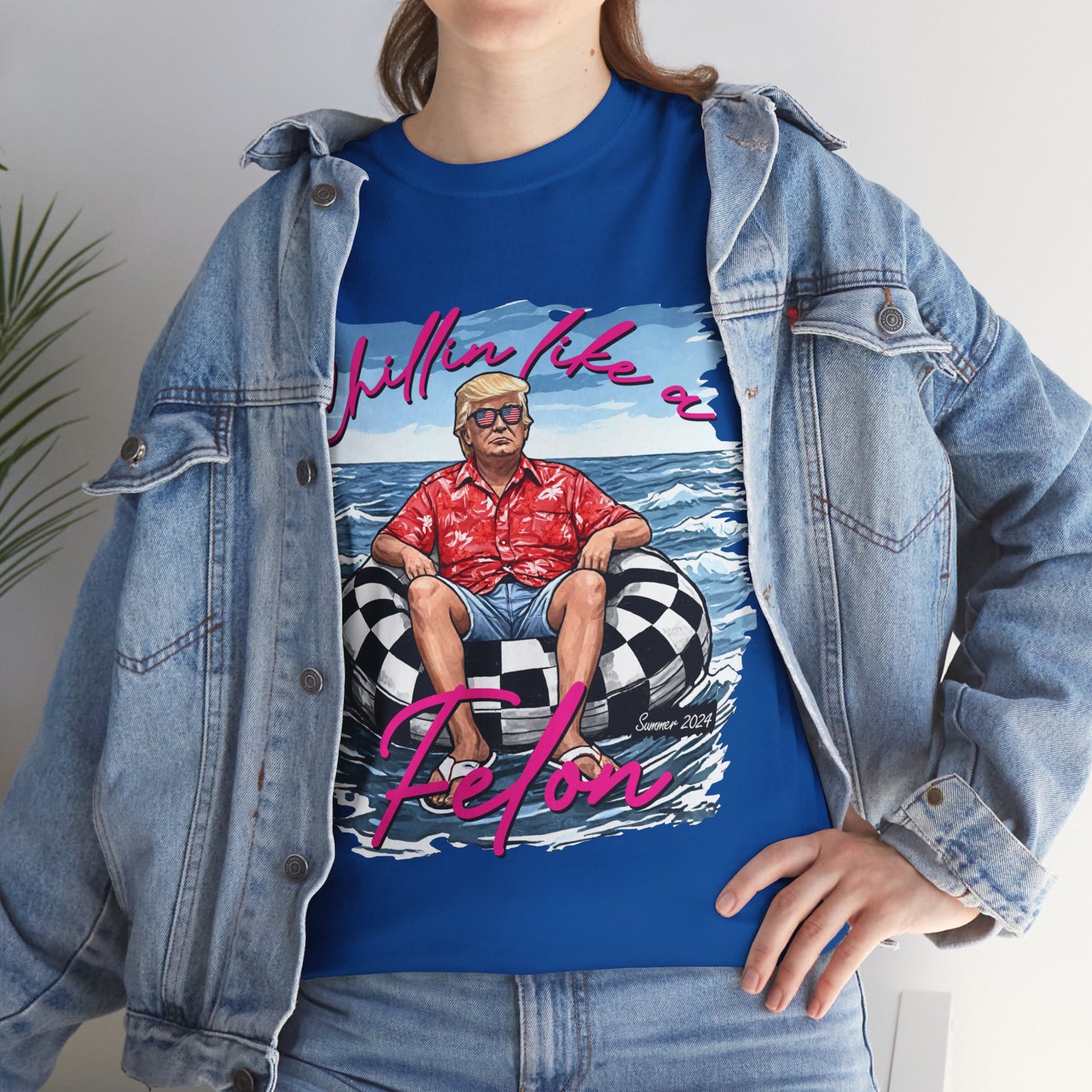 Trump Chillin' Unisex Heavy Cotton Tee