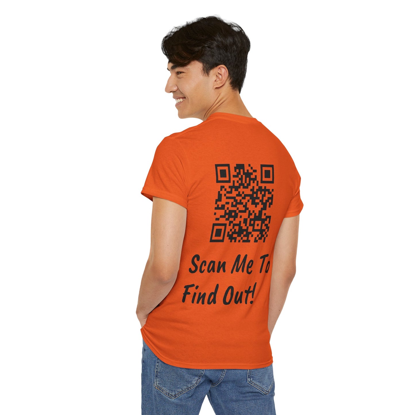 QR Code Unisex Heavy Cotton Tee