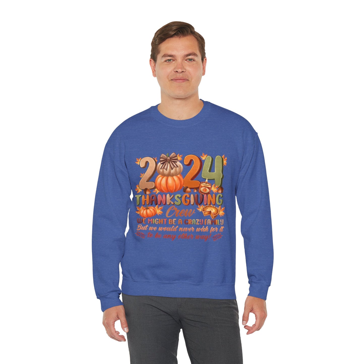 Thanksgiving Crew 2024 Unisex Heavy Blend™ Crewneck Sweatshirt