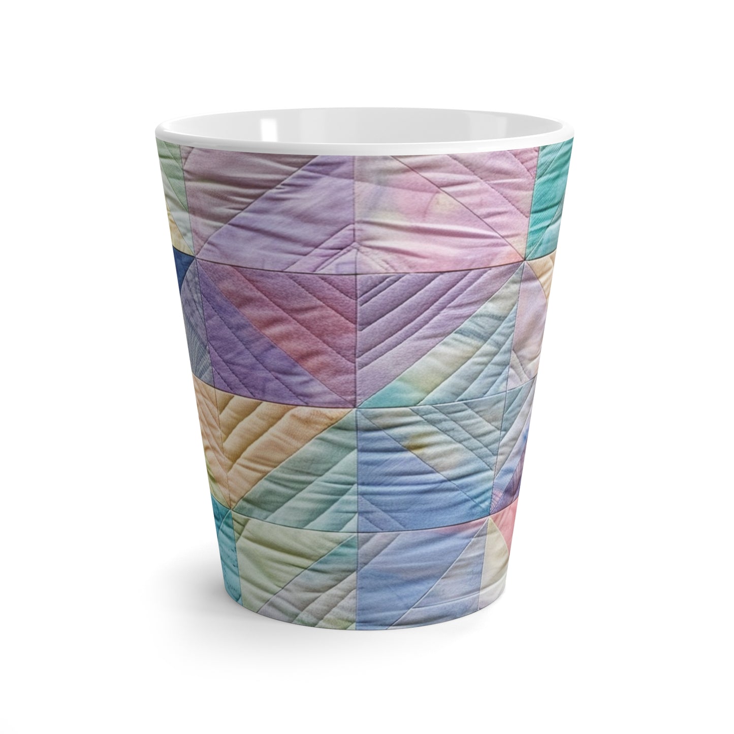 Pastel Quilt Latte Mug