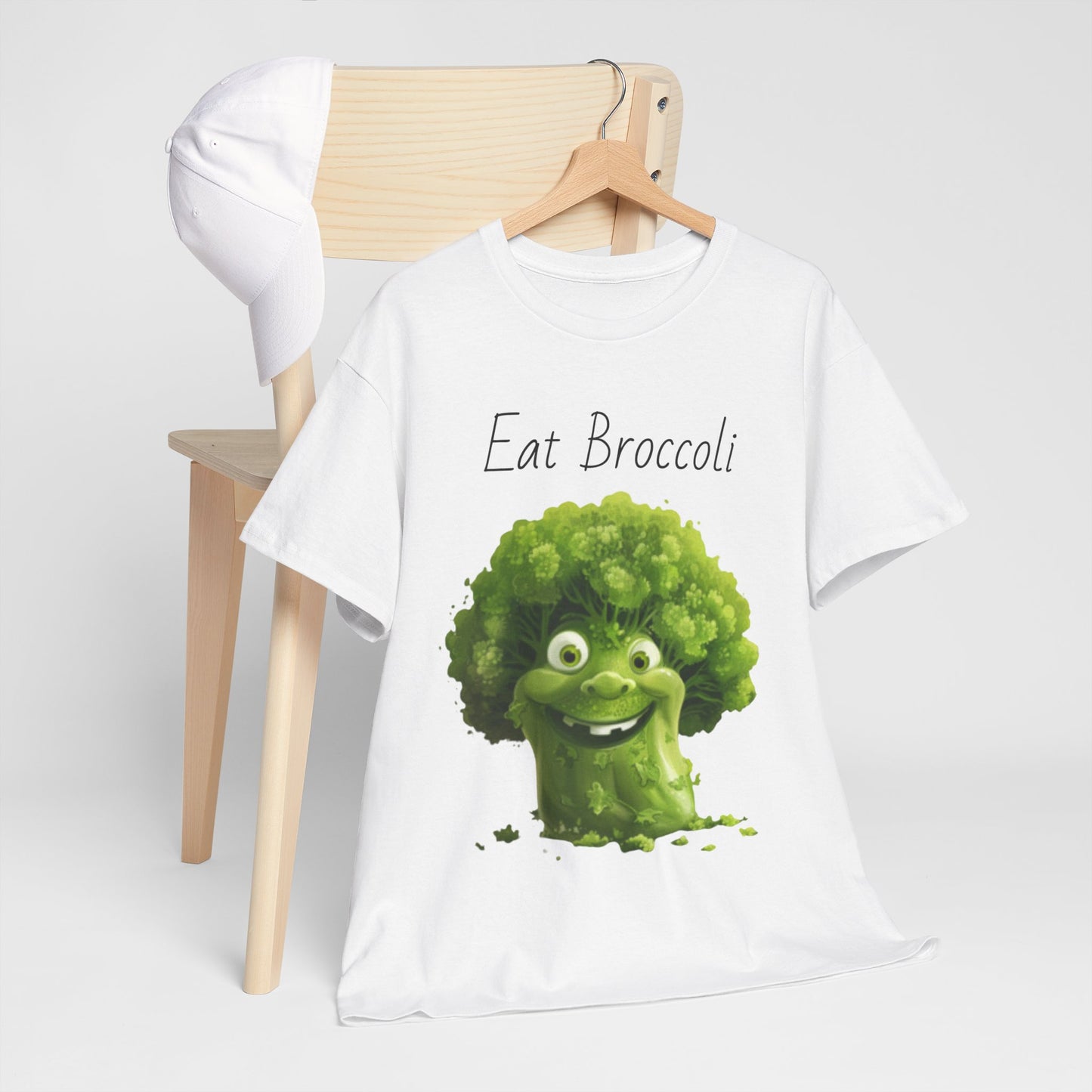 Eat Broccoli Unisex Heavy Cotton Tee