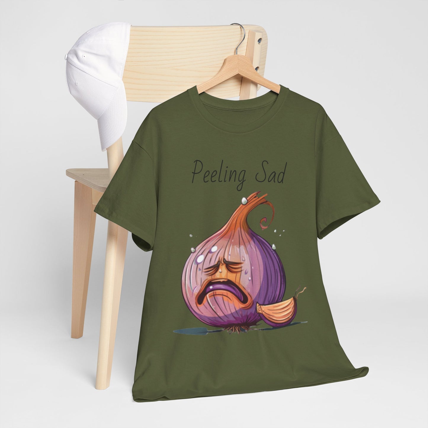 Peeling Sad Unisex Heavy Cotton Tee