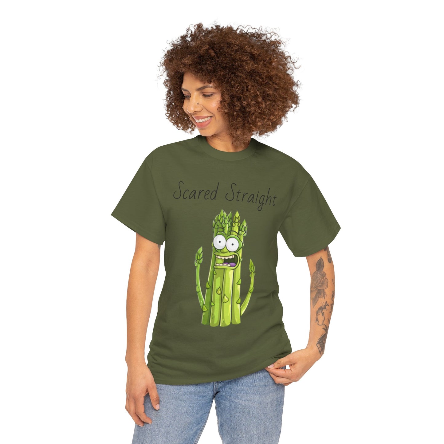 Scared Straight Unisex Heavy Cotton Tee