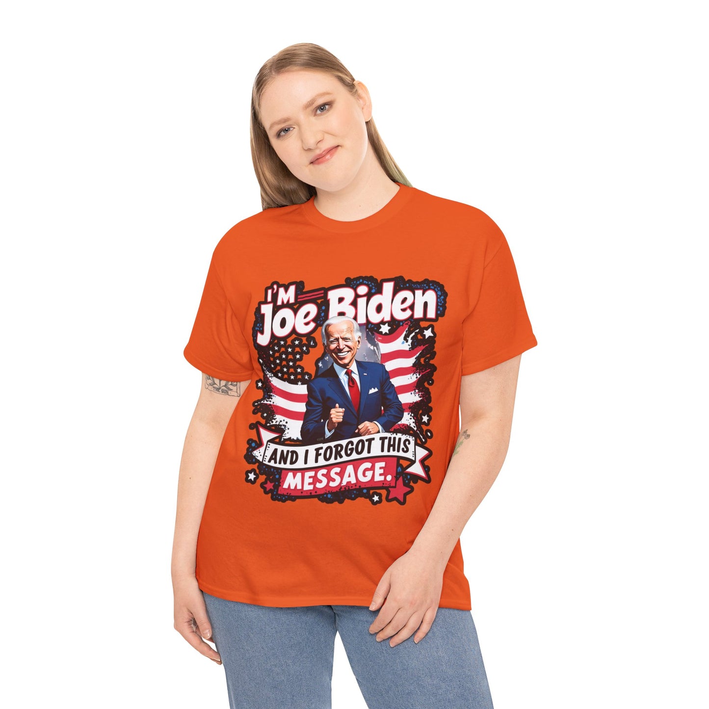 Biden I Forgot Unisex Heavy Cotton Tee