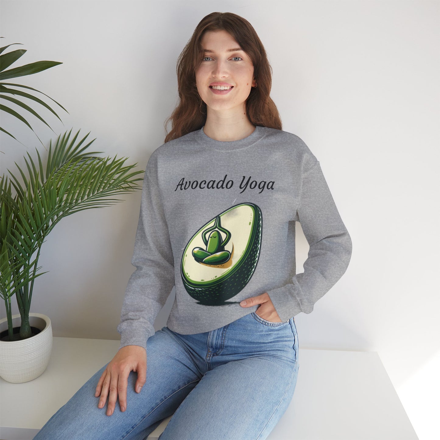 Avocado Yoga Unisex Heavy Blend™ Crewneck Sweatshirt