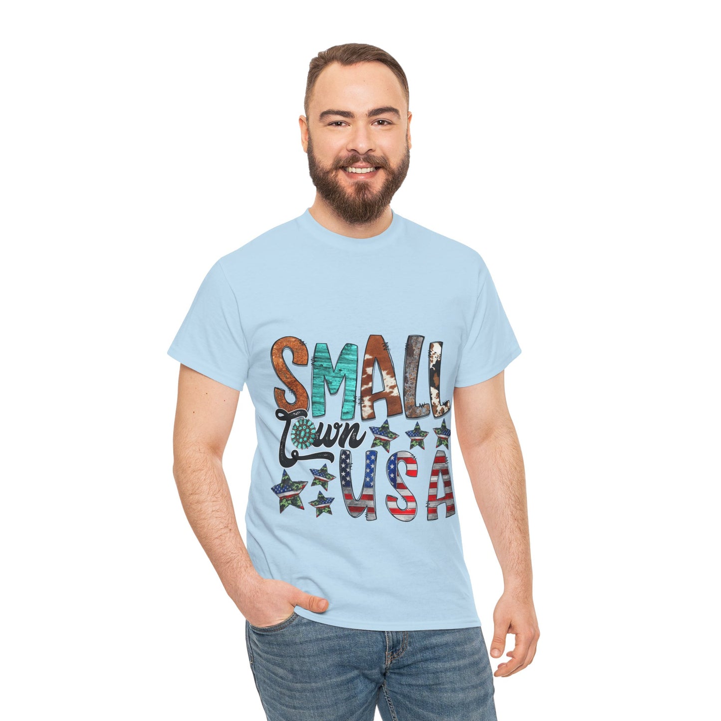 Small Town USA Unisex Heavy Cotton Tee