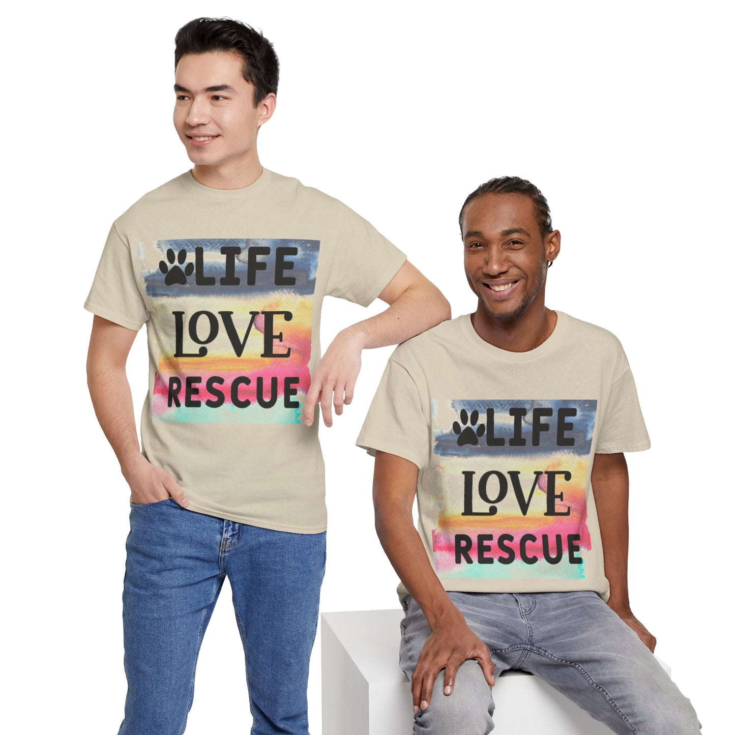 Life Love Rescue Unisex Heavy Cotton Tee