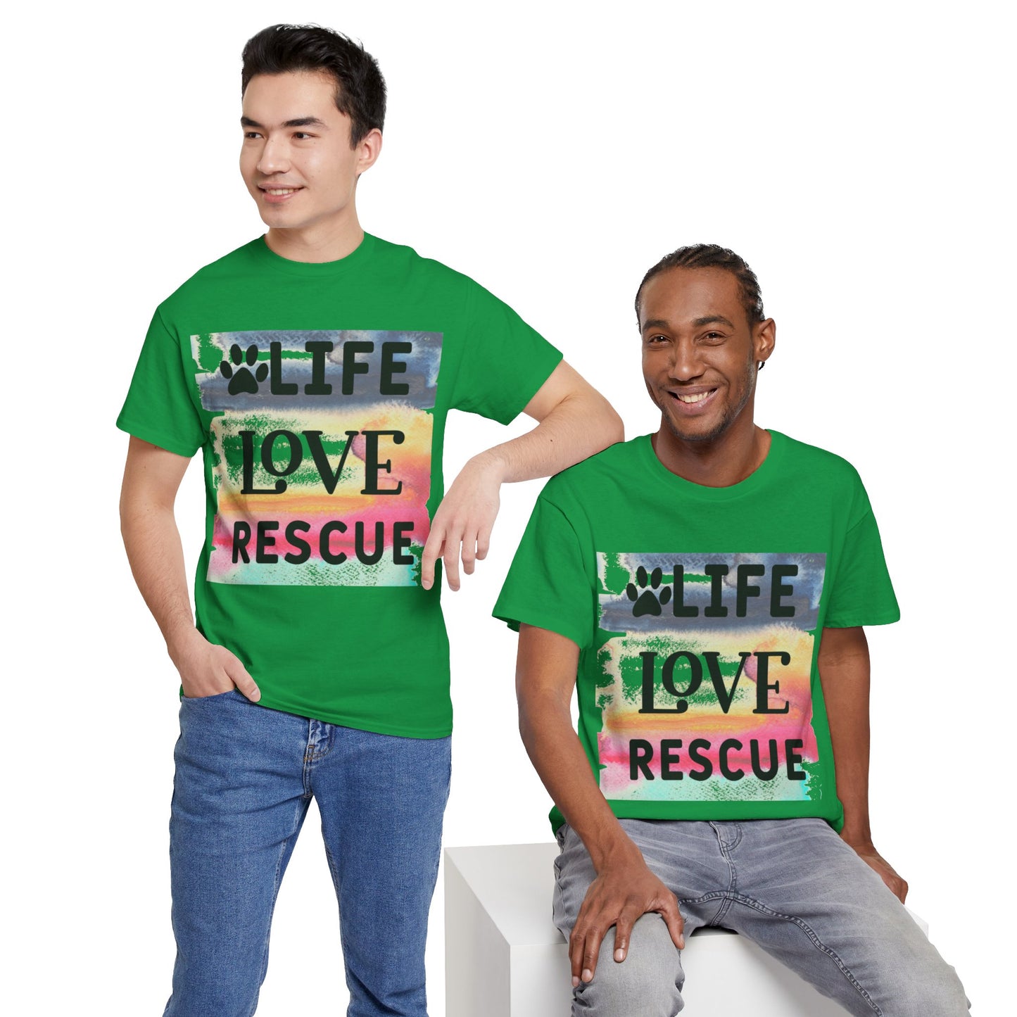 Life Love Rescue Unisex Heavy Cotton Tee