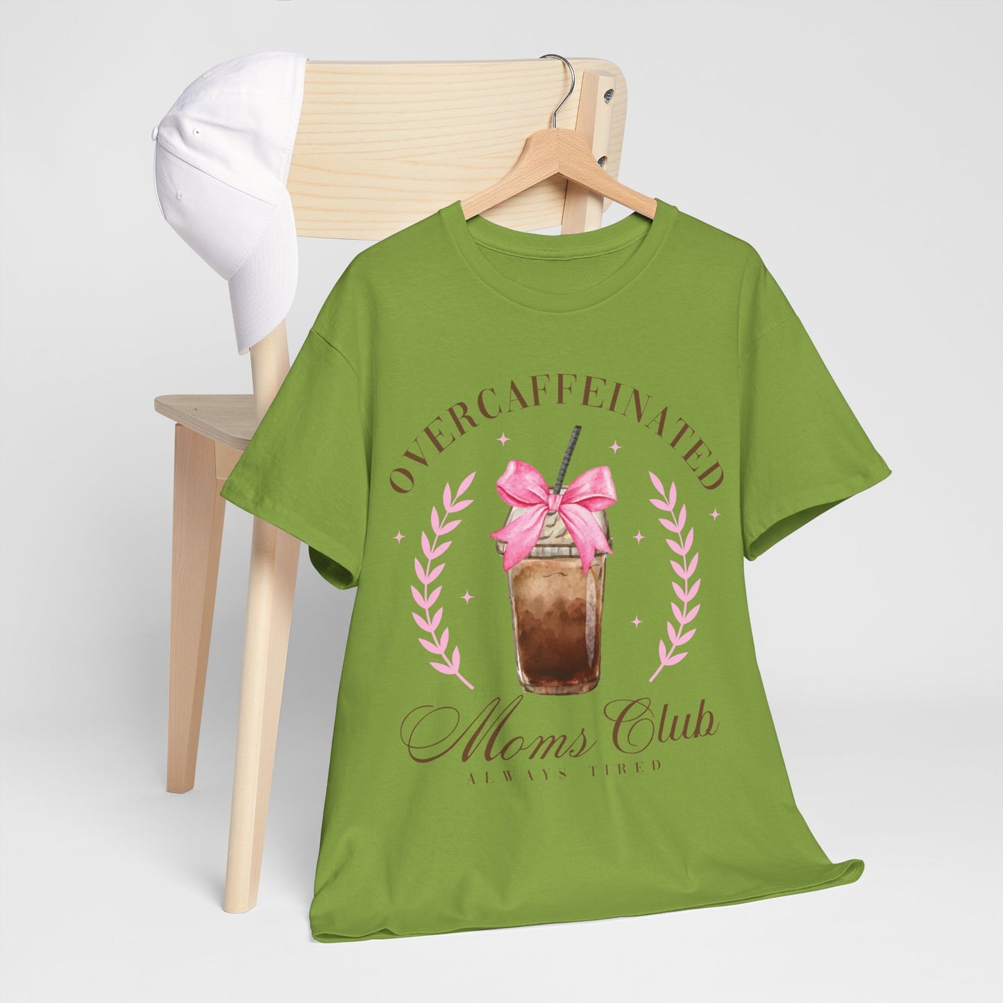 Over-caffeinated Mom Unisex Heavy Cotton Tee