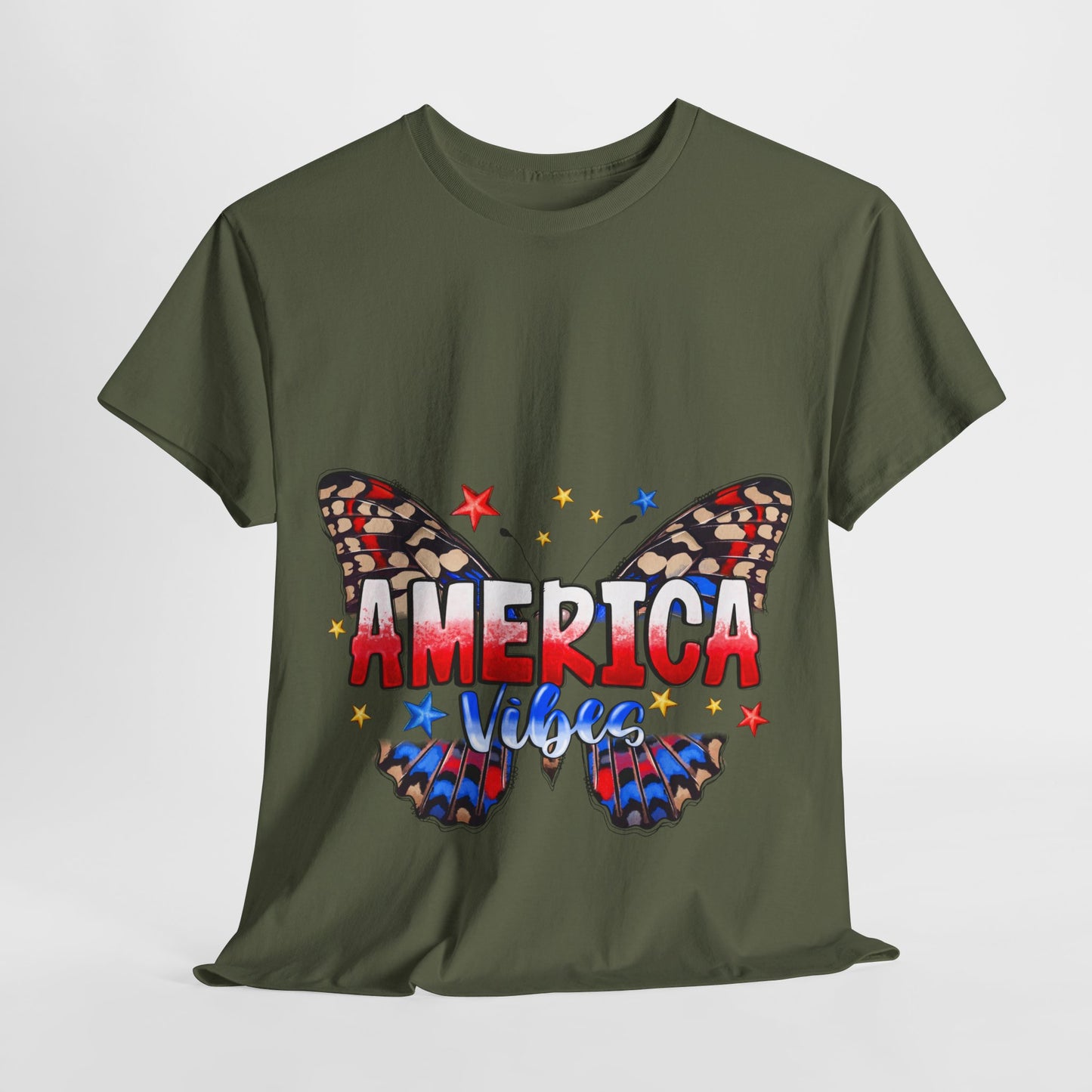 America Vibes Unisex Heavy Cotton Tee