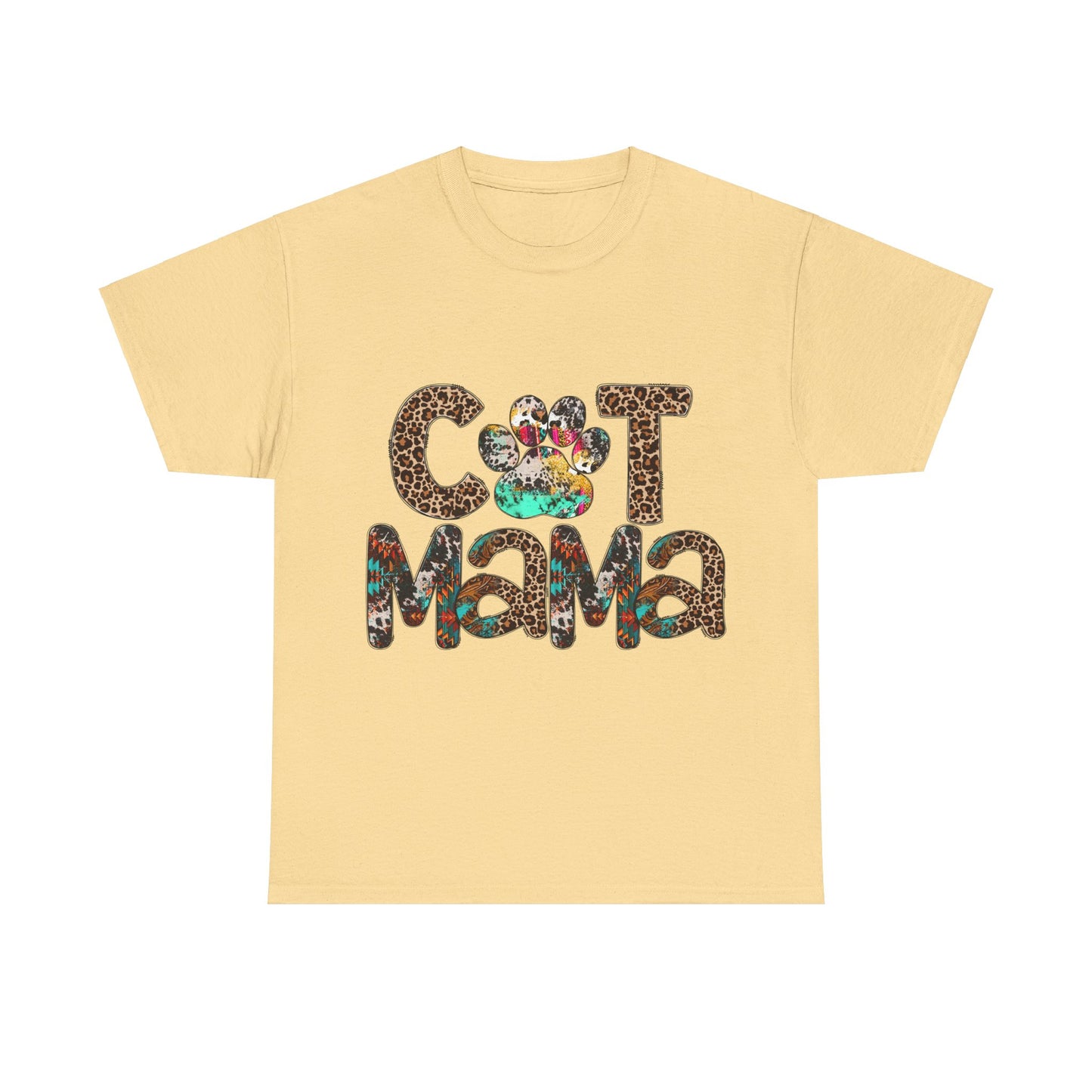 Cat Mama2 Unisex Heavy Cotton Tee