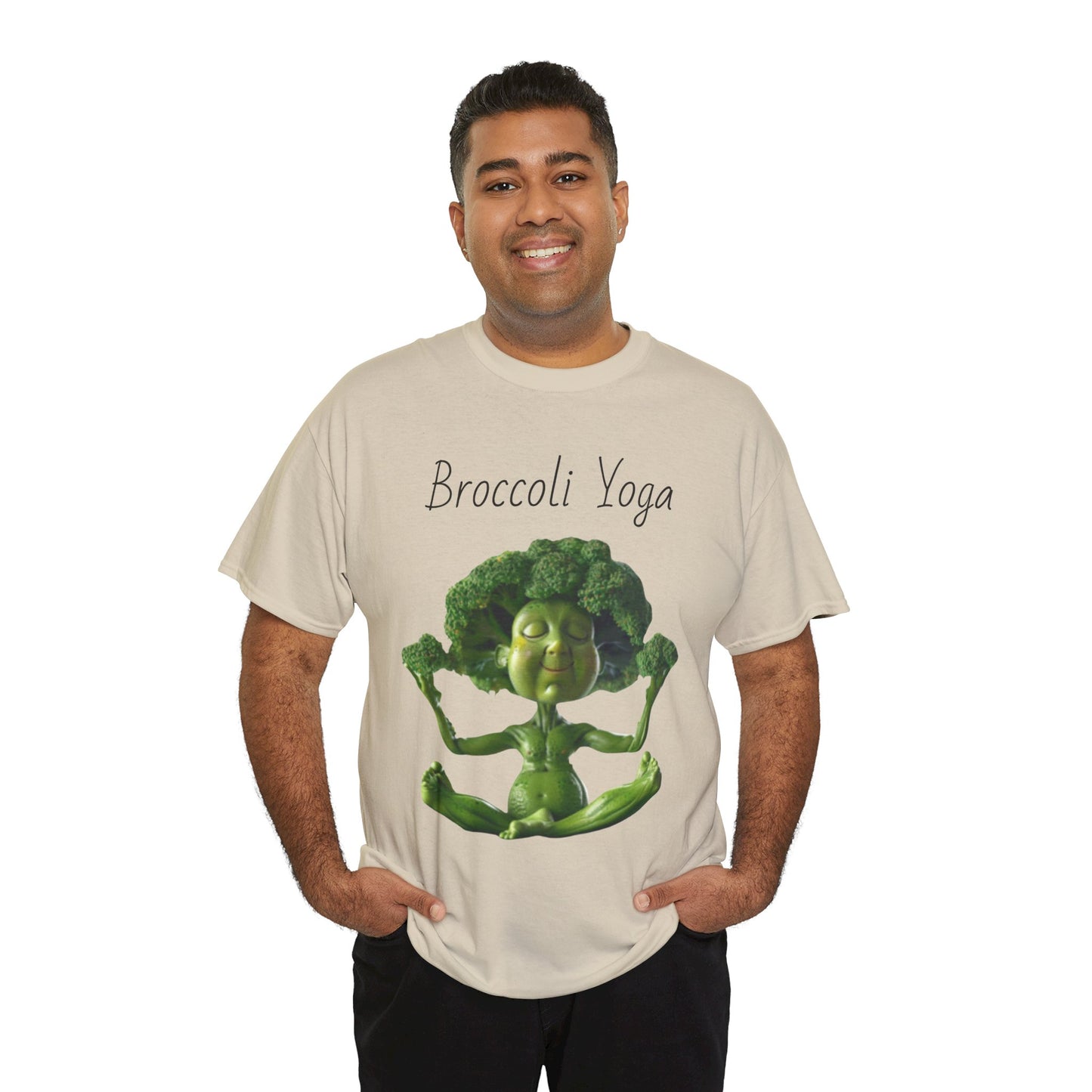 Broccoli Yoga Unisex Heavy Cotton Tee