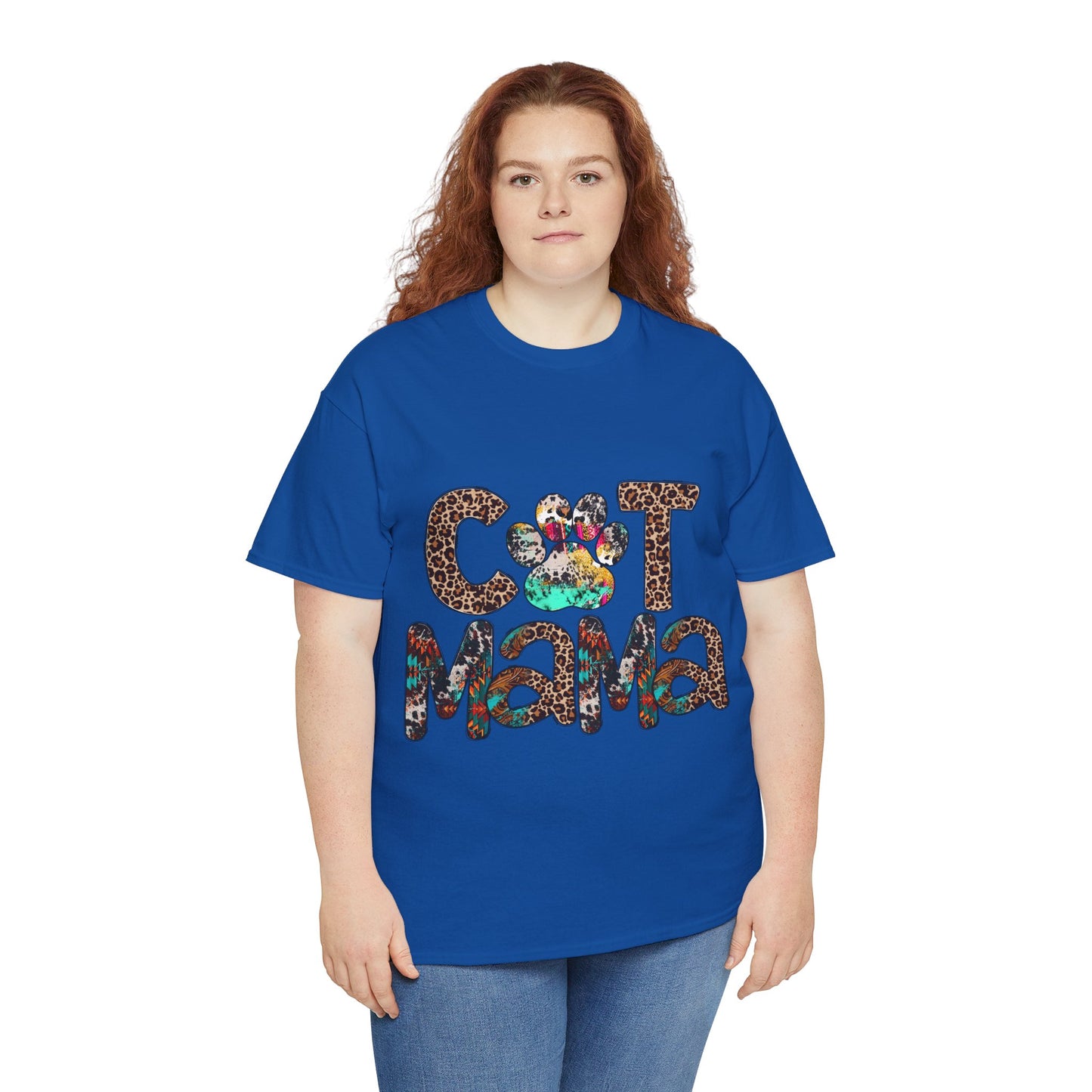 Cat Mama2 Unisex Heavy Cotton Tee