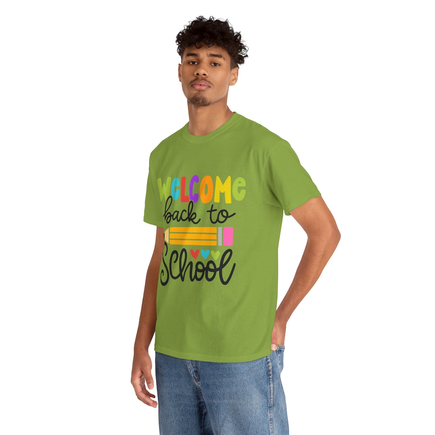 Welcome Back To School Unisex Heavy Cotton Tee