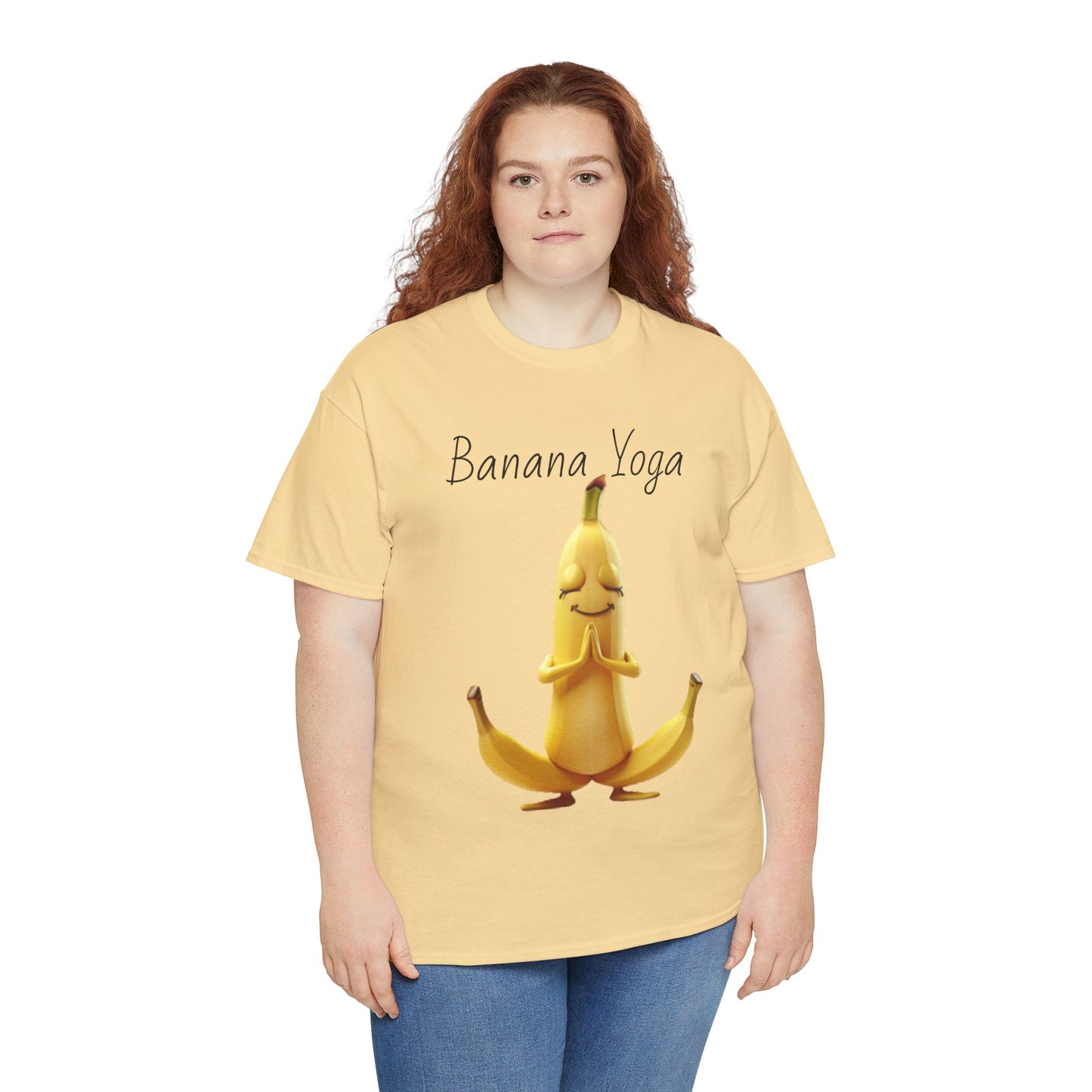 Banana Yoga Unisex Heavy Cotton Tee