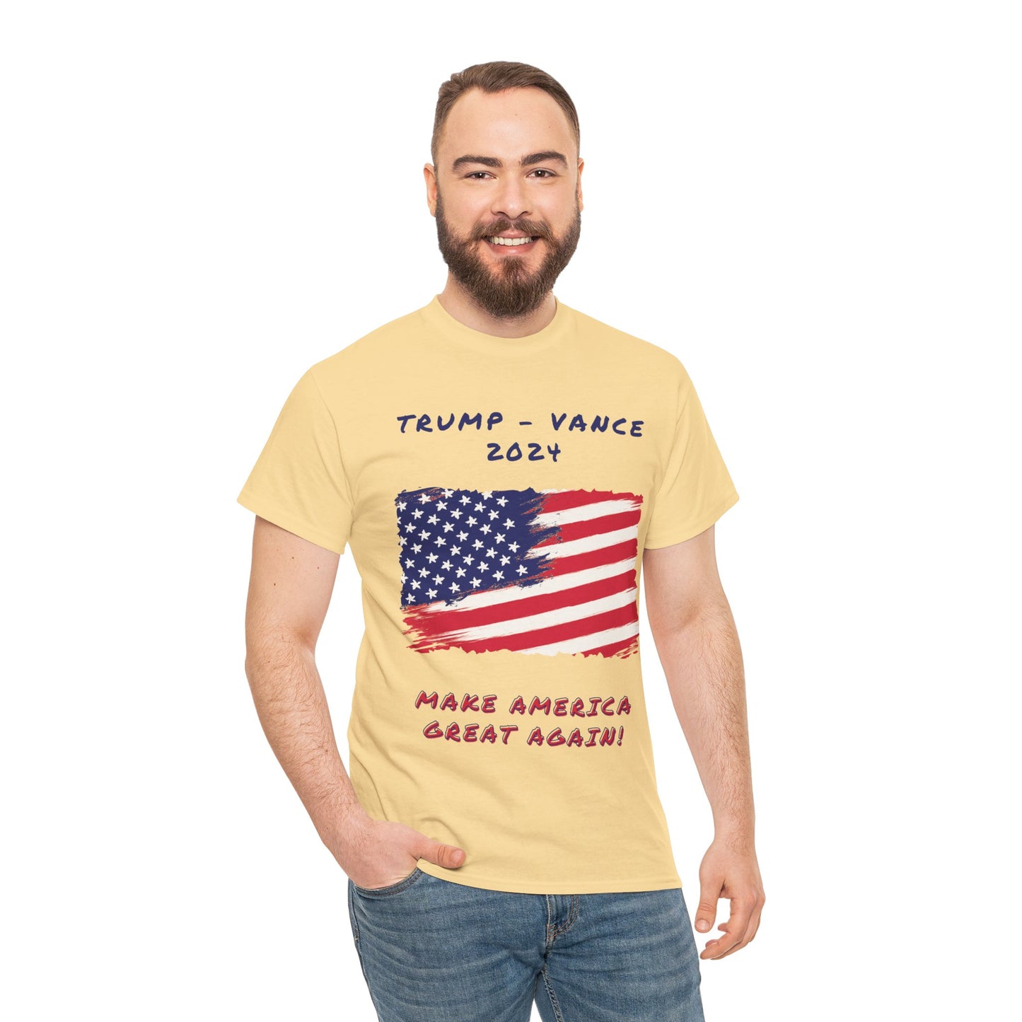 Trump Vance Unisex Heavy Cotton Tee