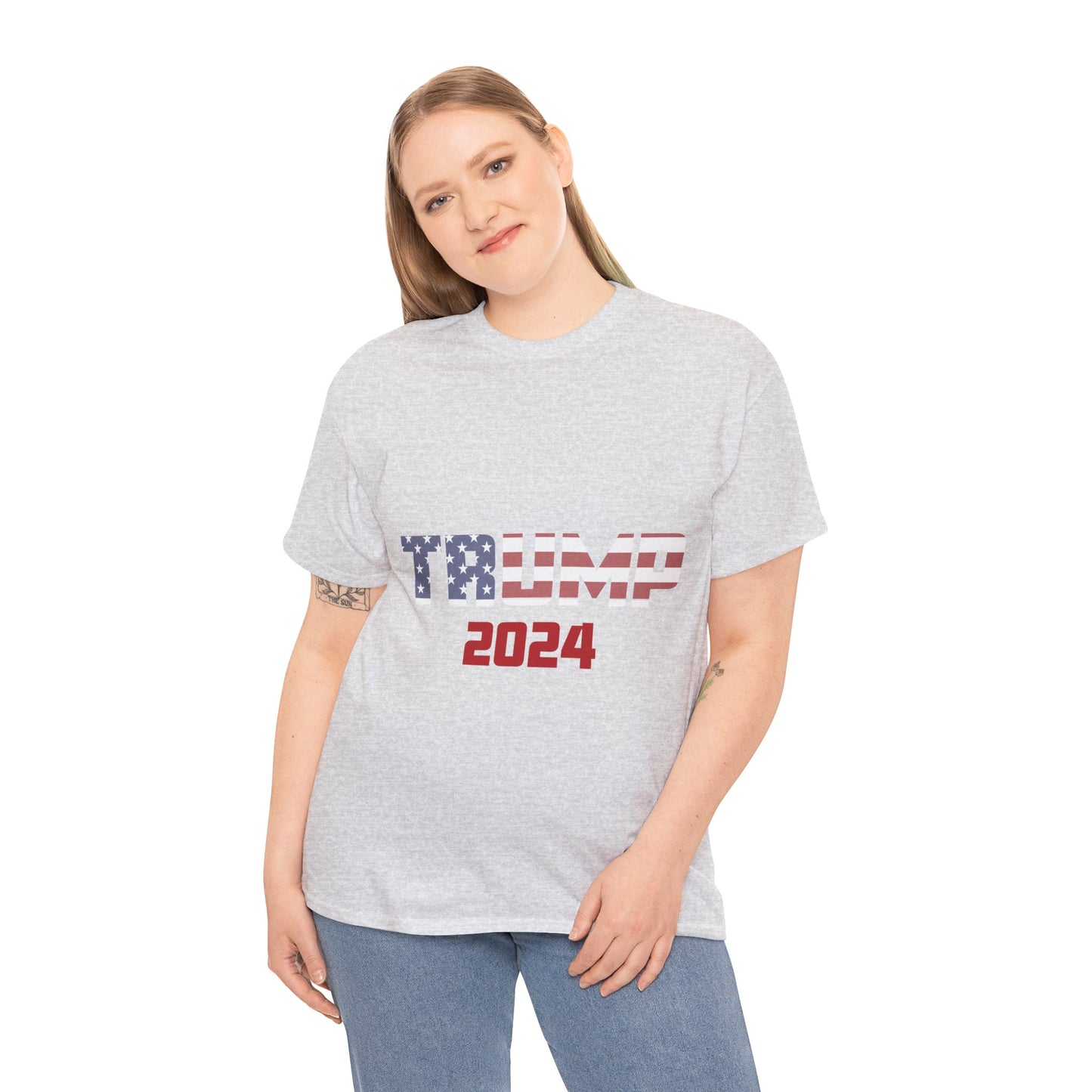 Trump 2024 B Unisex Heavy Cotton Tee