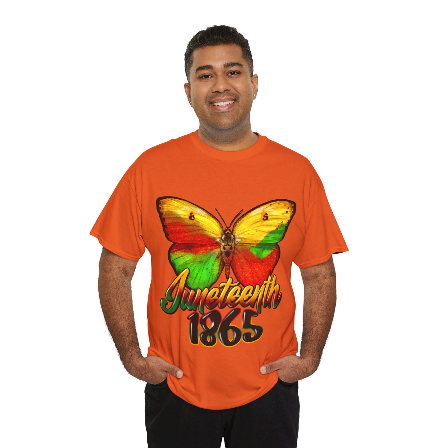 Juneteenth Butterfly Unisex Heavy Cotton Tee