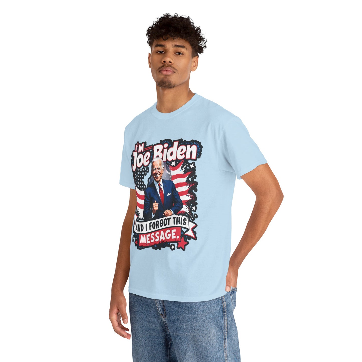 Biden I Forgot Unisex Heavy Cotton Tee