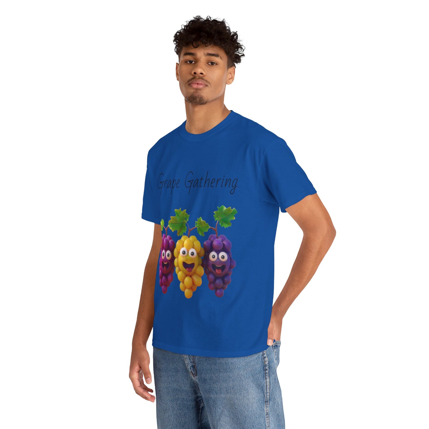 Grape Gathering Unisex Heavy Cotton Tee