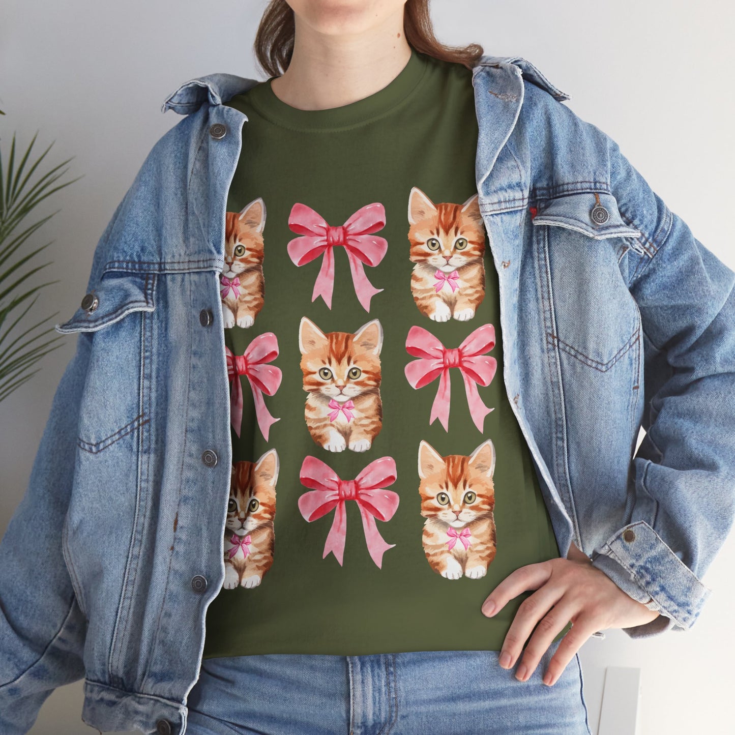 Cat Coquette Unisex Heavy Cotton Tee