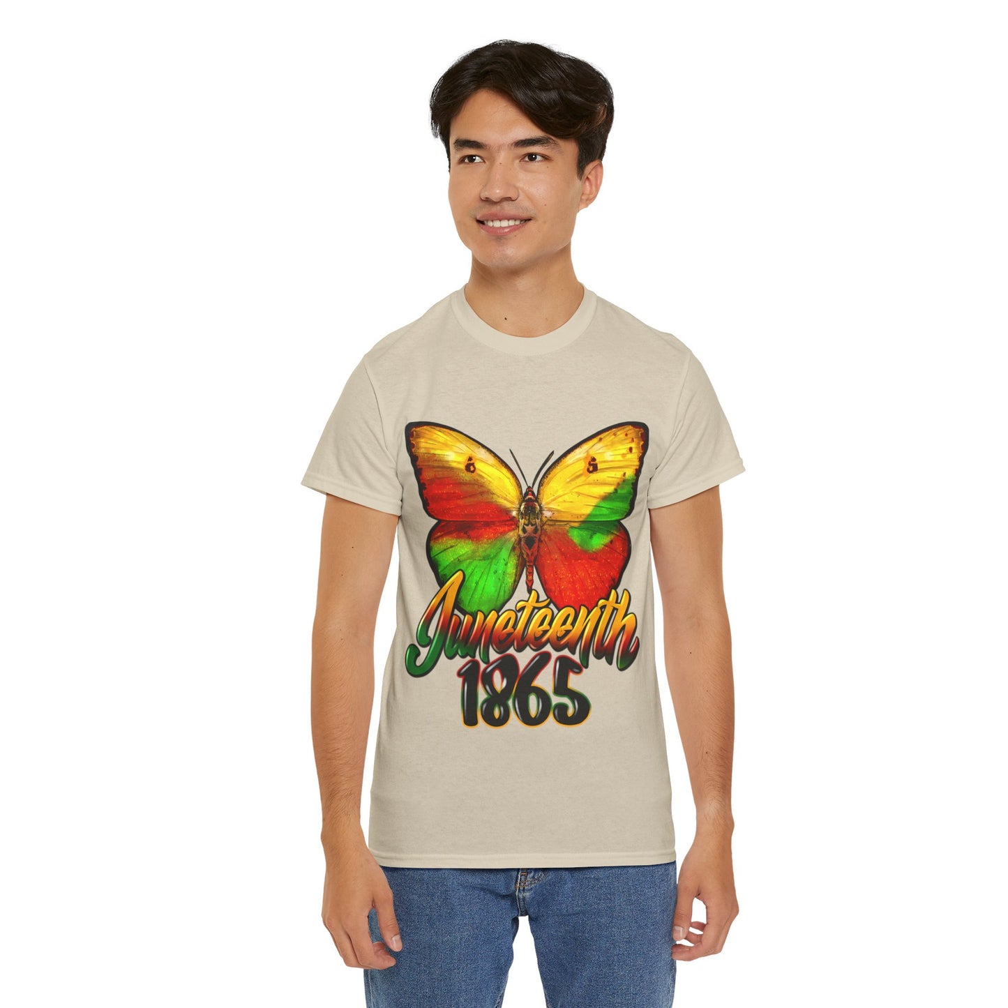 Juneteenth Butterfly Unisex Heavy Cotton Tee