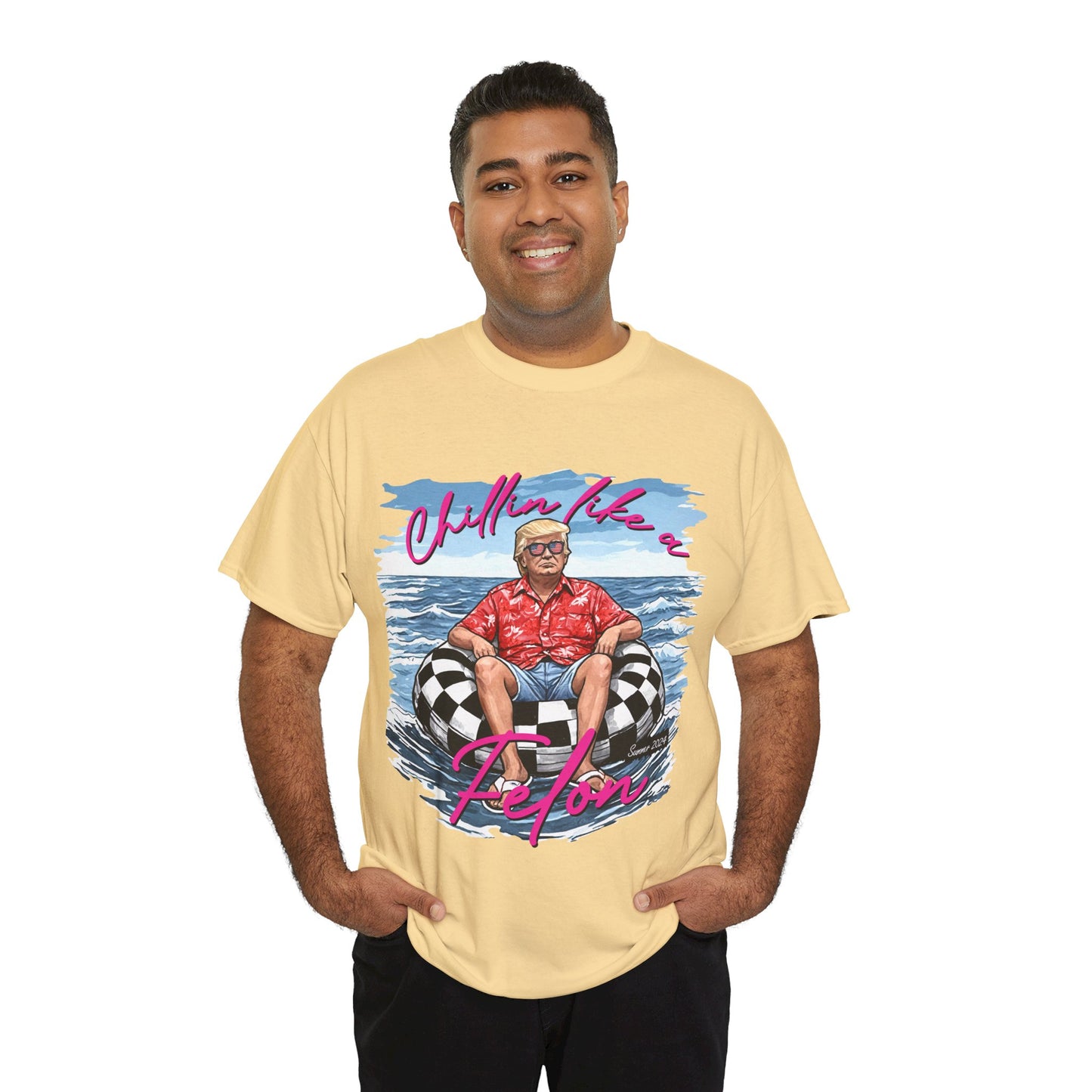 Trump Chillin' Unisex Heavy Cotton Tee