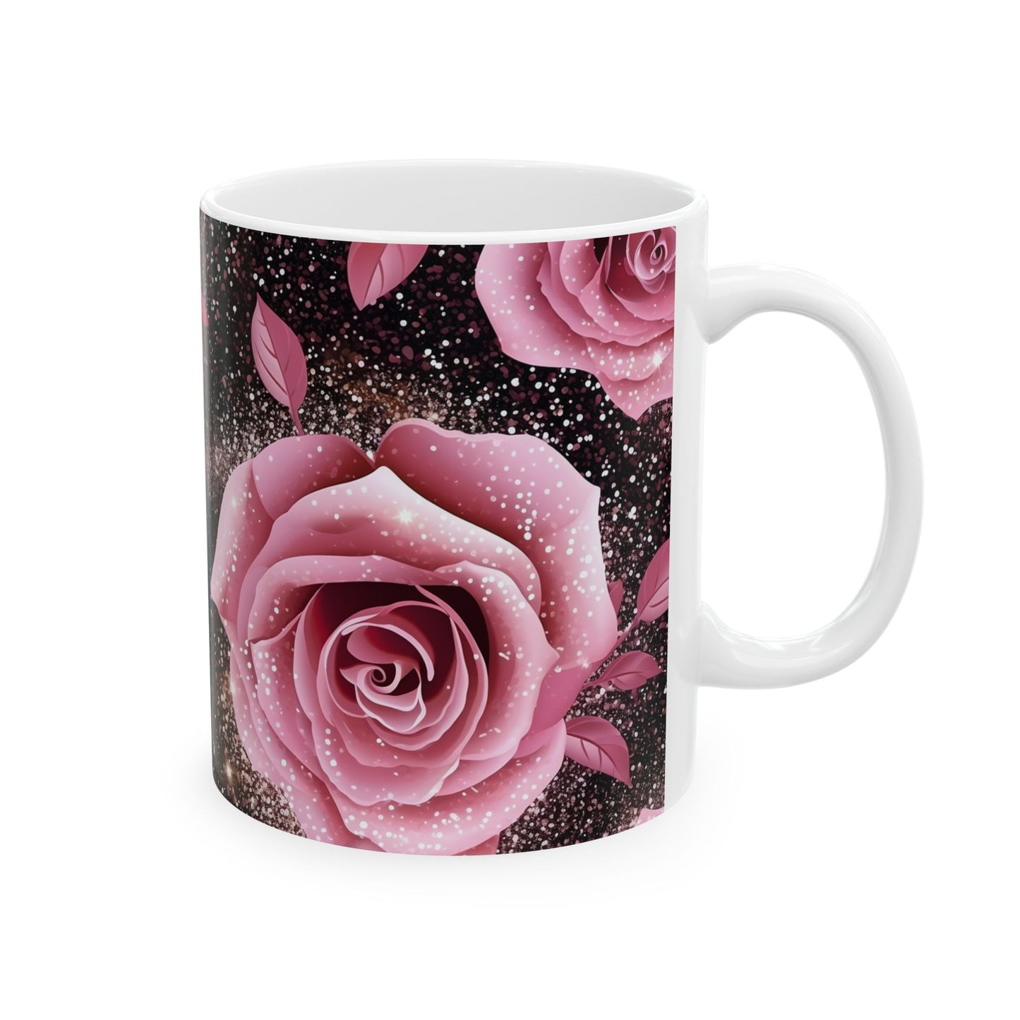 Coquette Rose Mug Ceramic Mug, (11oz, 15oz)