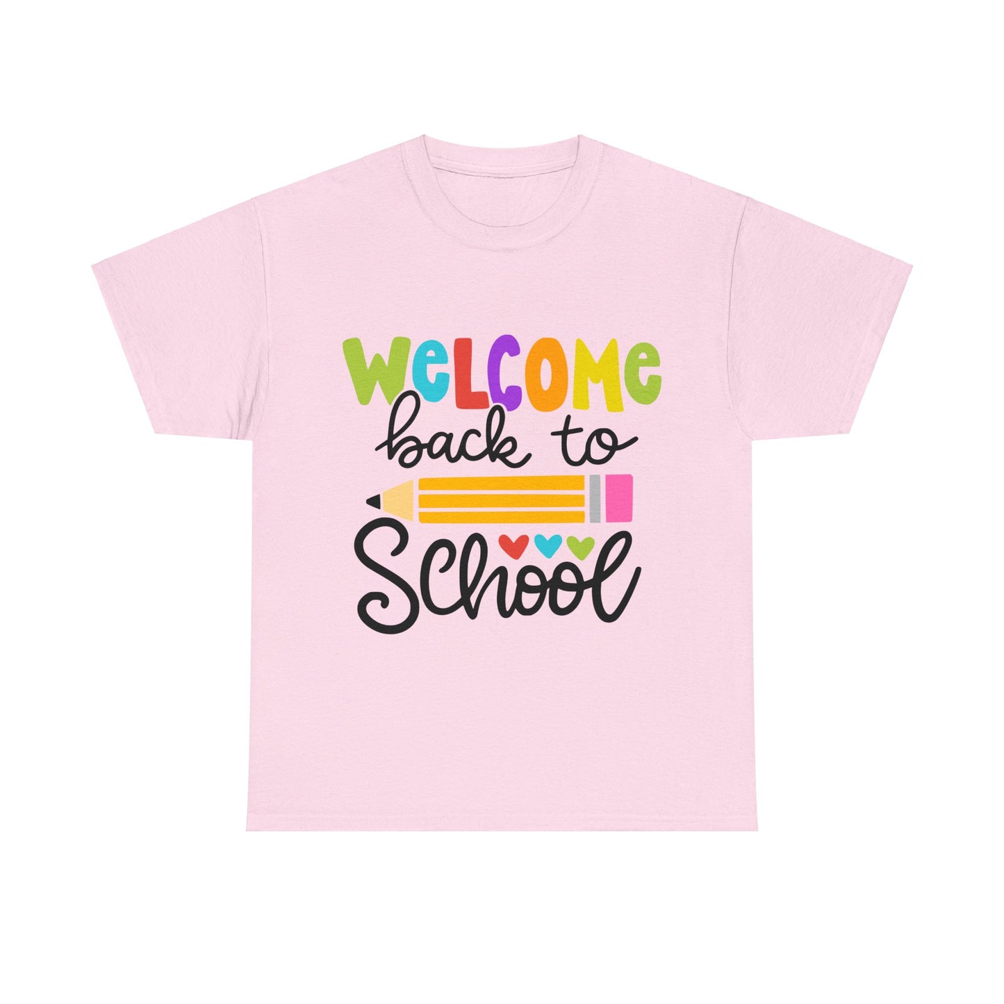 Welcome Back To School Unisex Heavy Cotton Tee