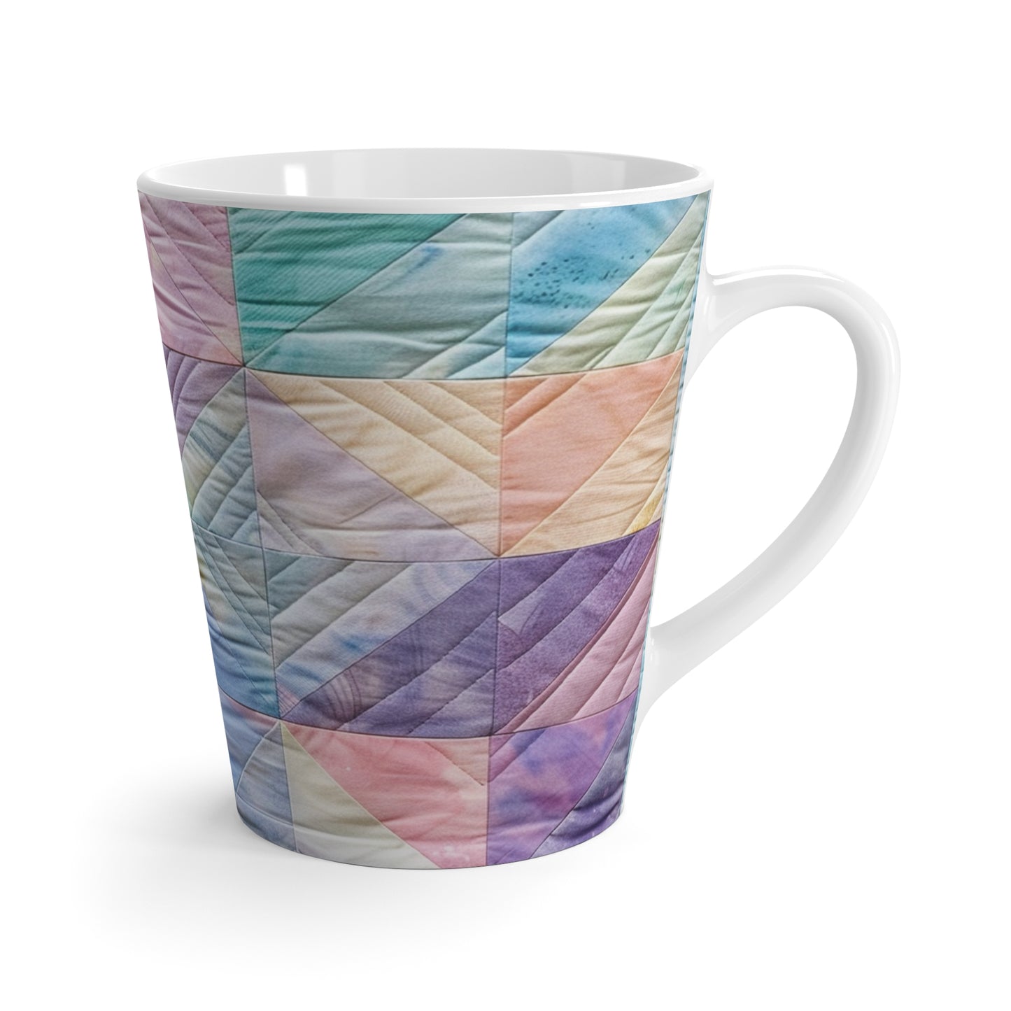 Pastel Quilt Latte Mug