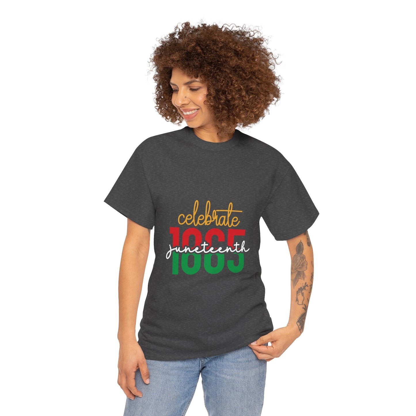 Celebrate Juneteenth Unisex Heavy Cotton Tee