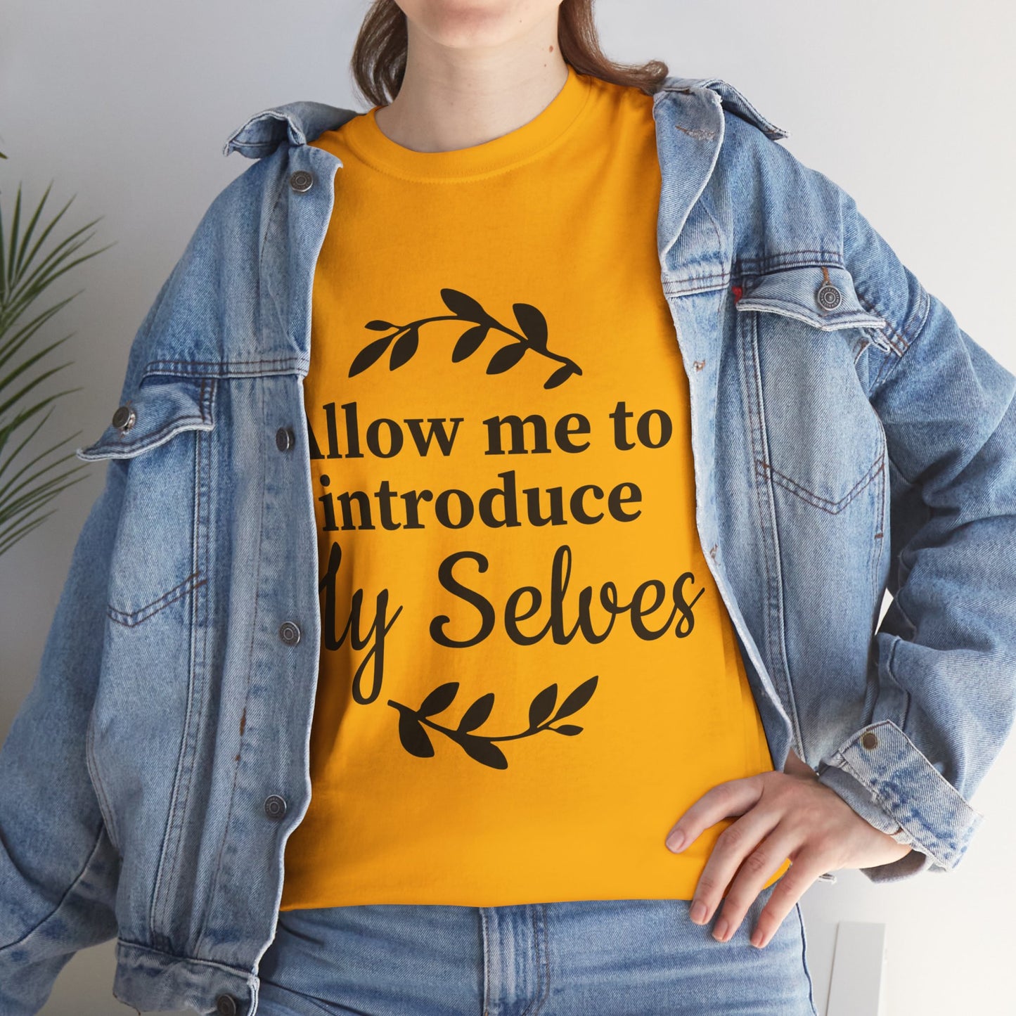 Allow Me To Introduce My Selves Unisex Heavy Cotton Tee