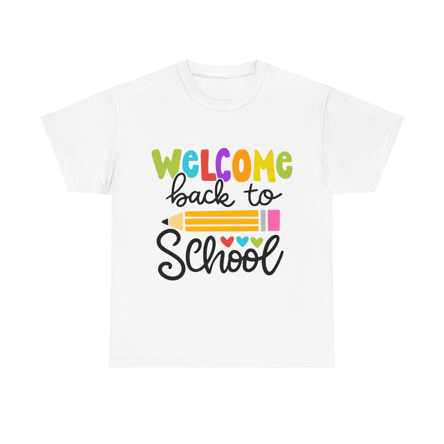 Welcome Back To School Unisex Heavy Cotton Tee