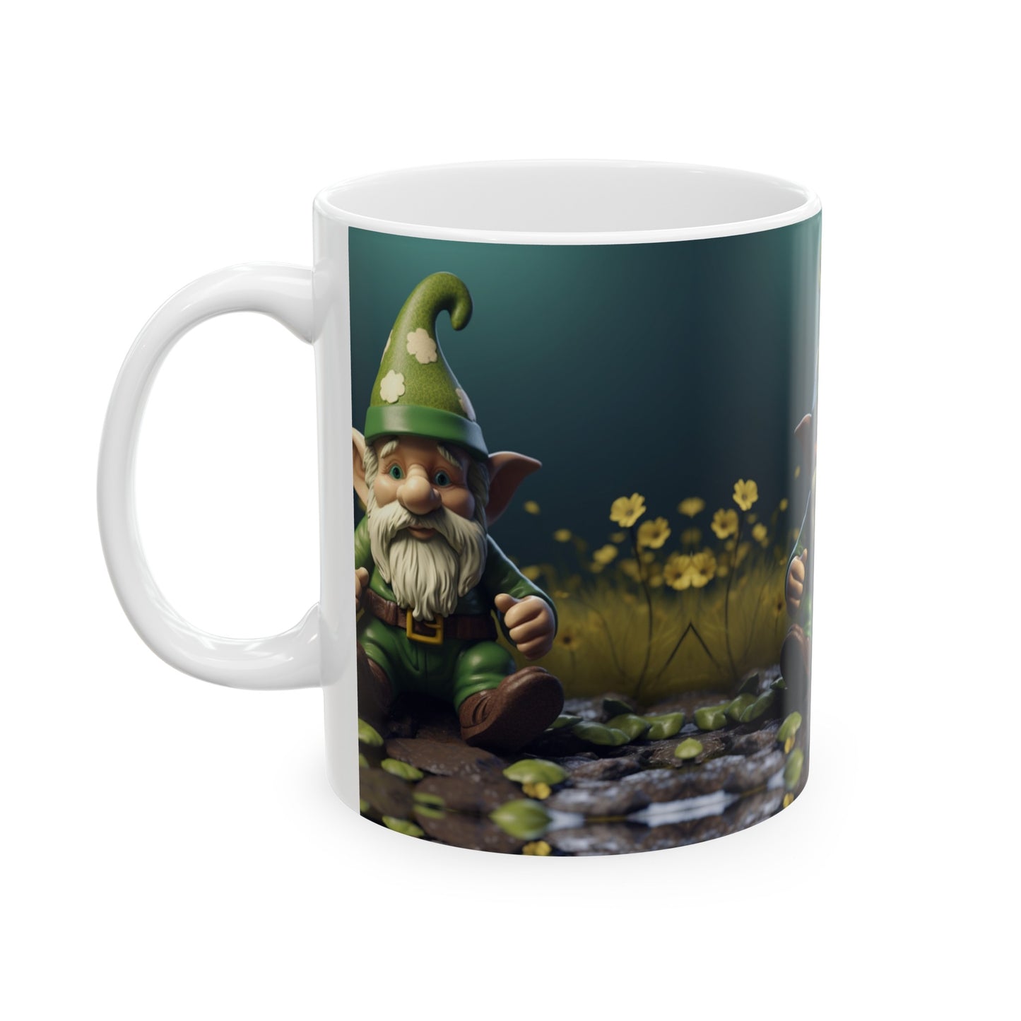 Leprechaun Ceramic Mug, (11oz, 15oz)