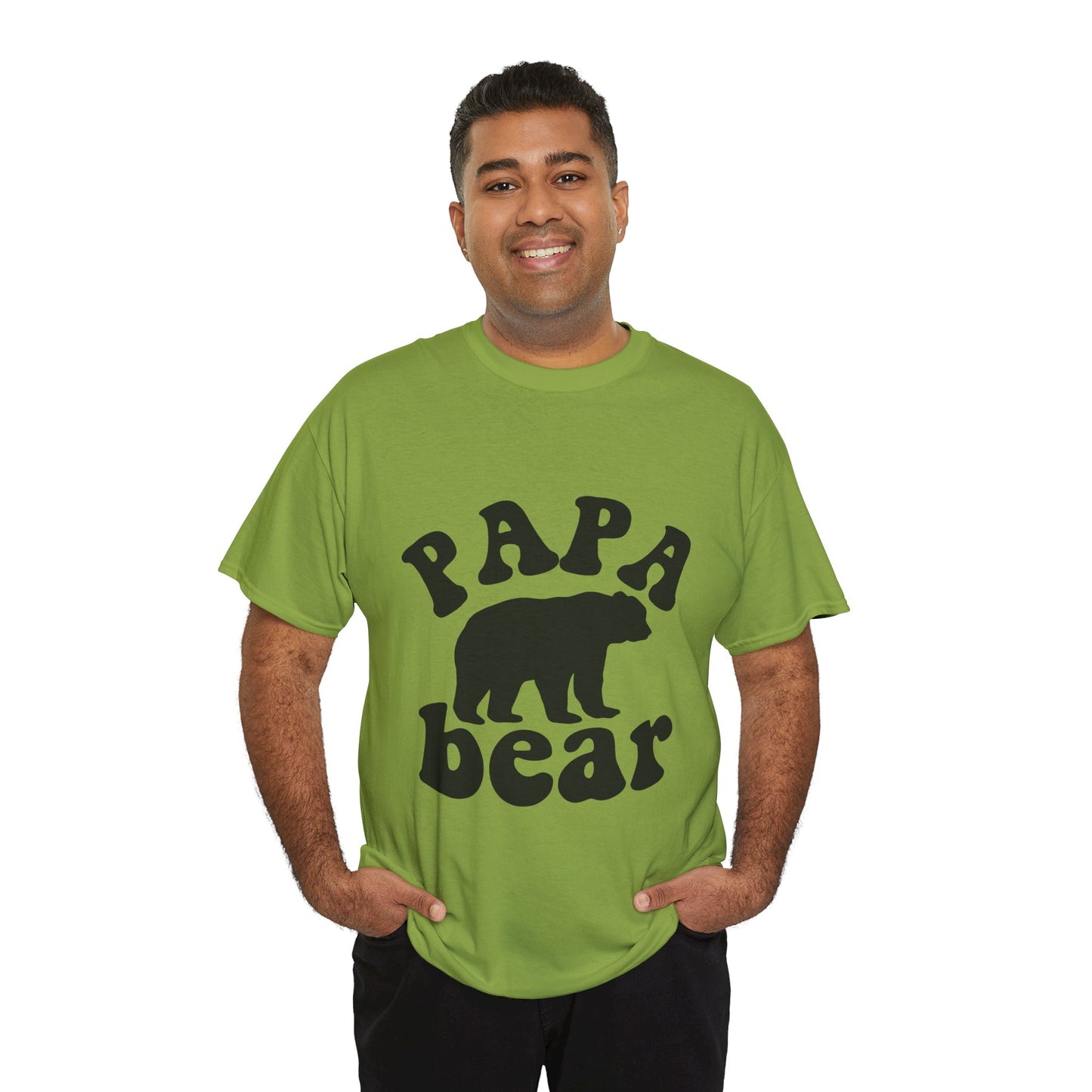 Papa Bear Unisex Heavy Cotton Tee