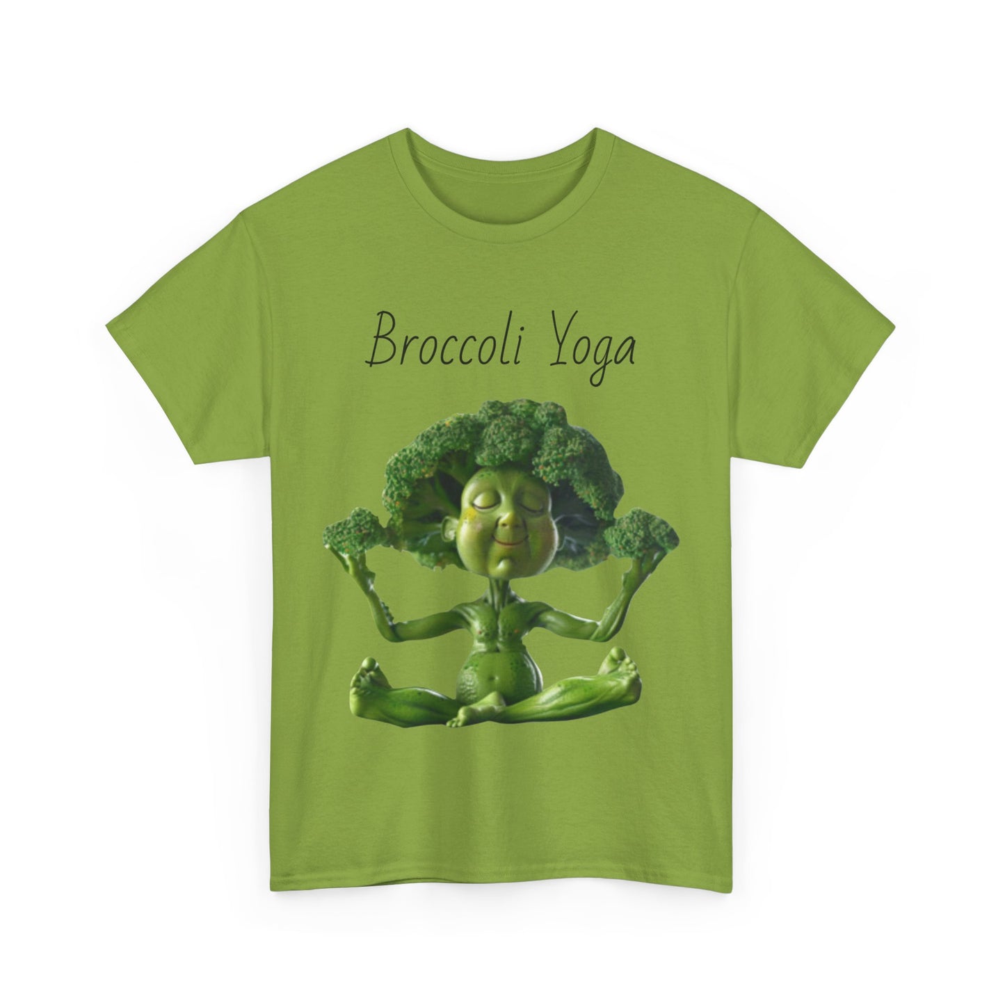 Broccoli Yoga Unisex Heavy Cotton Tee