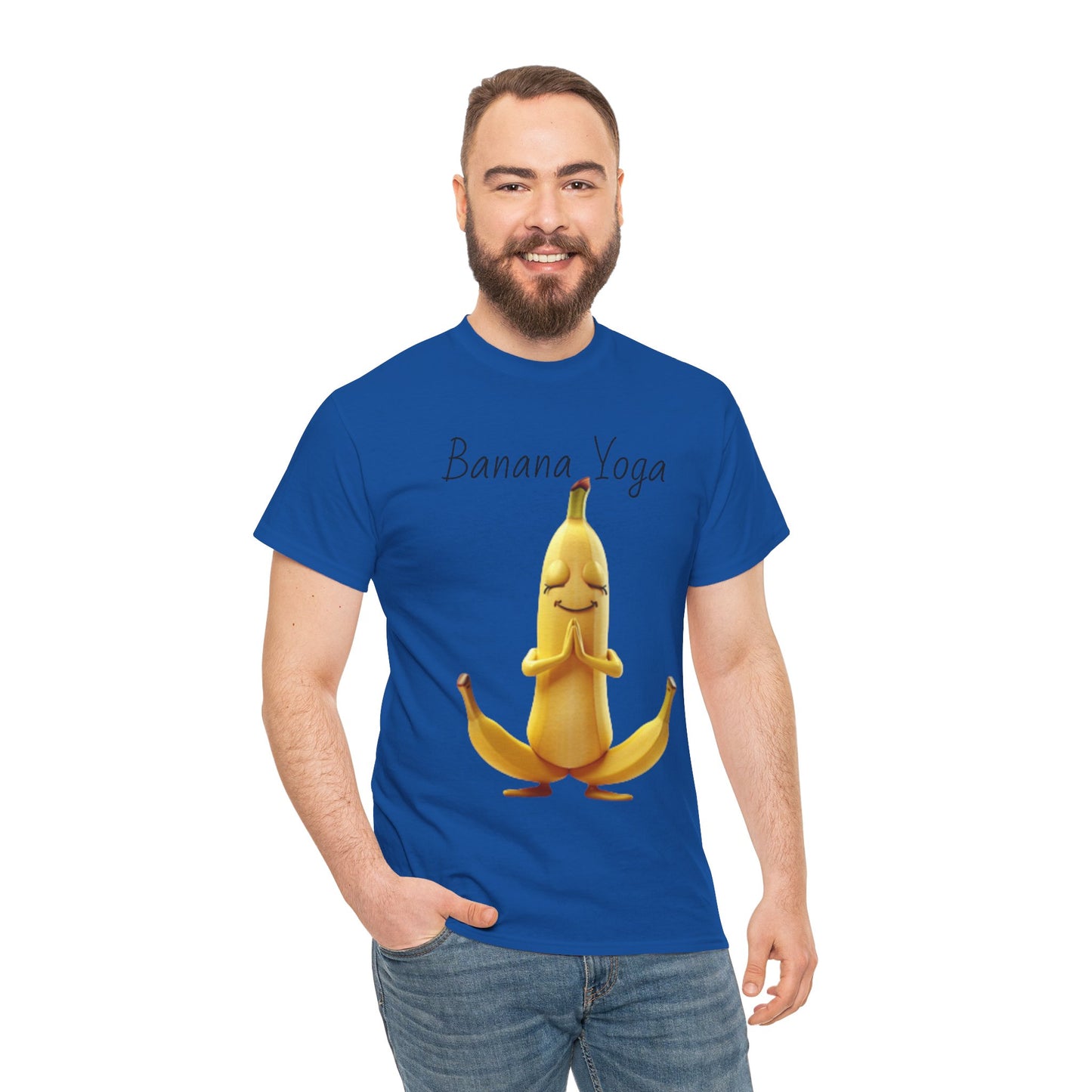 Banana Yoga Unisex Heavy Cotton Tee