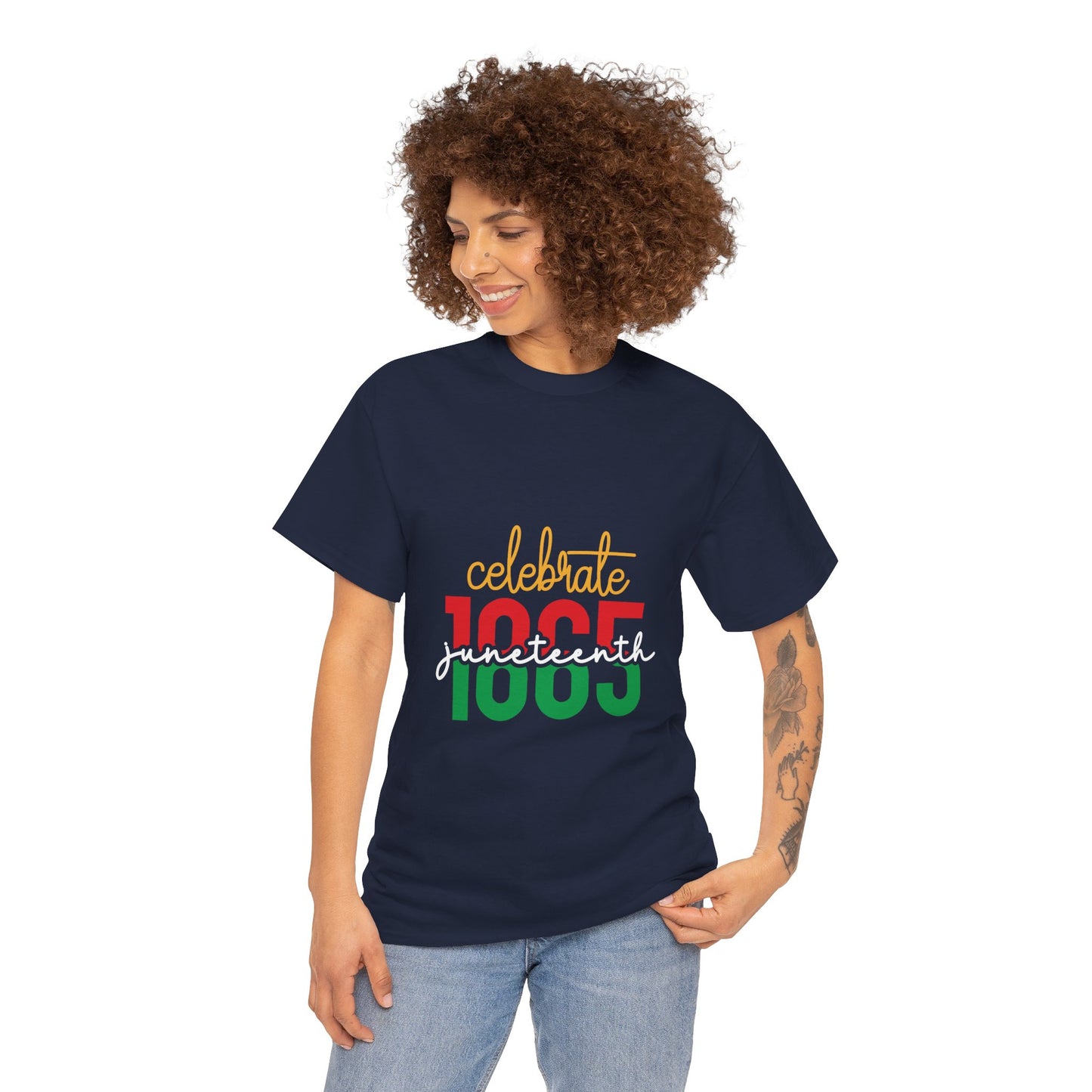 Celebrate Juneteenth Unisex Heavy Cotton Tee