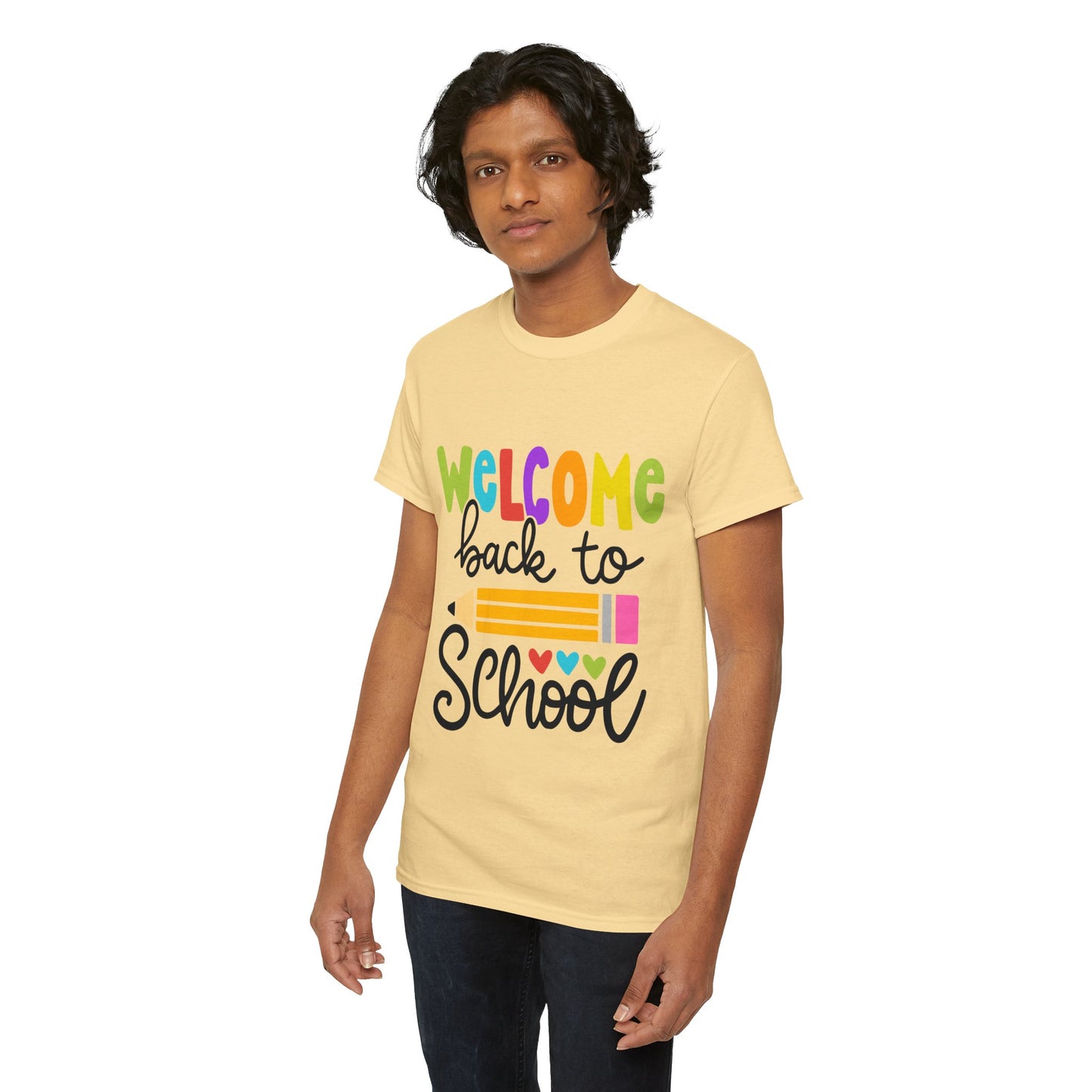 Welcome Back To School Unisex Heavy Cotton Tee