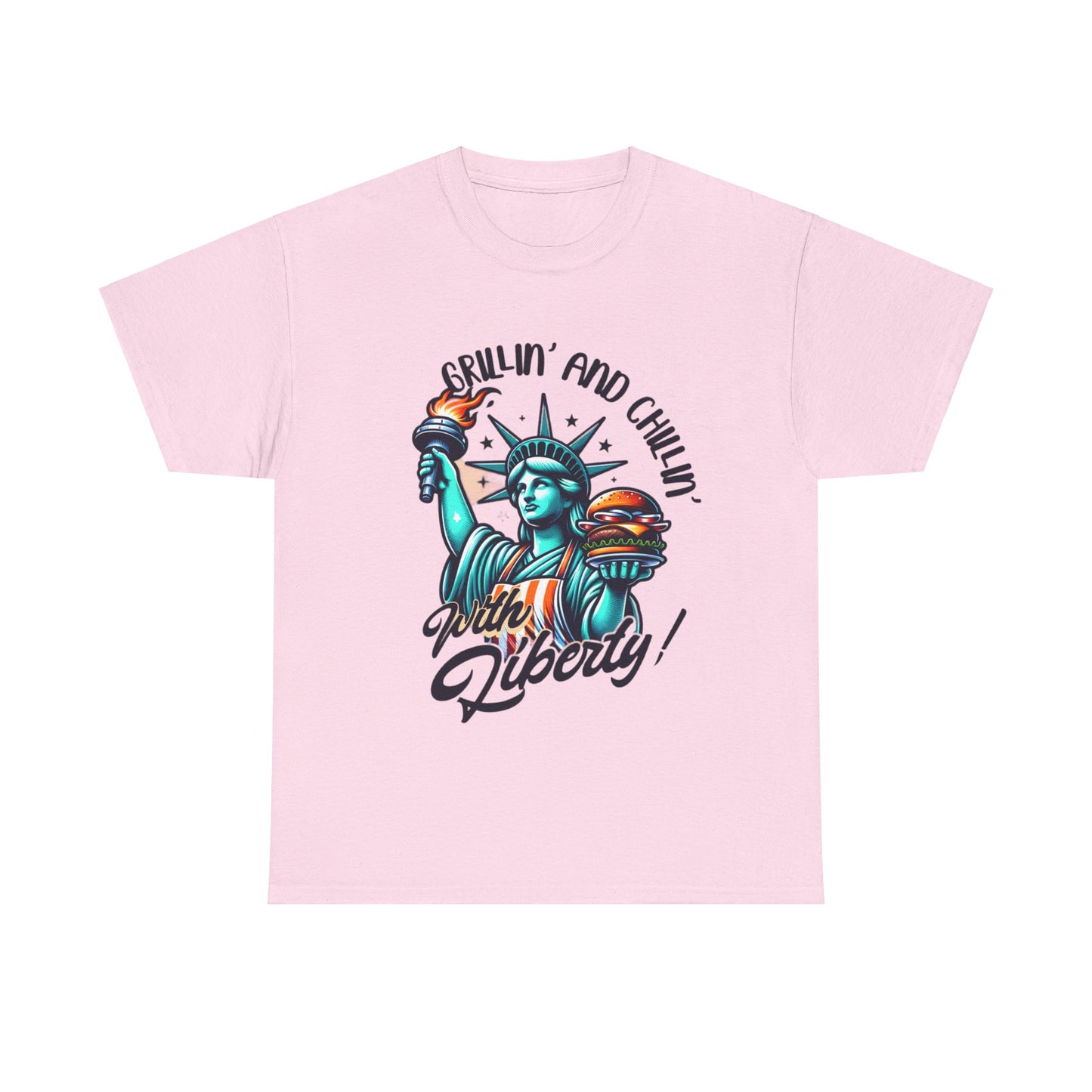 Grillin' Unisex Heavy Cotton Tee