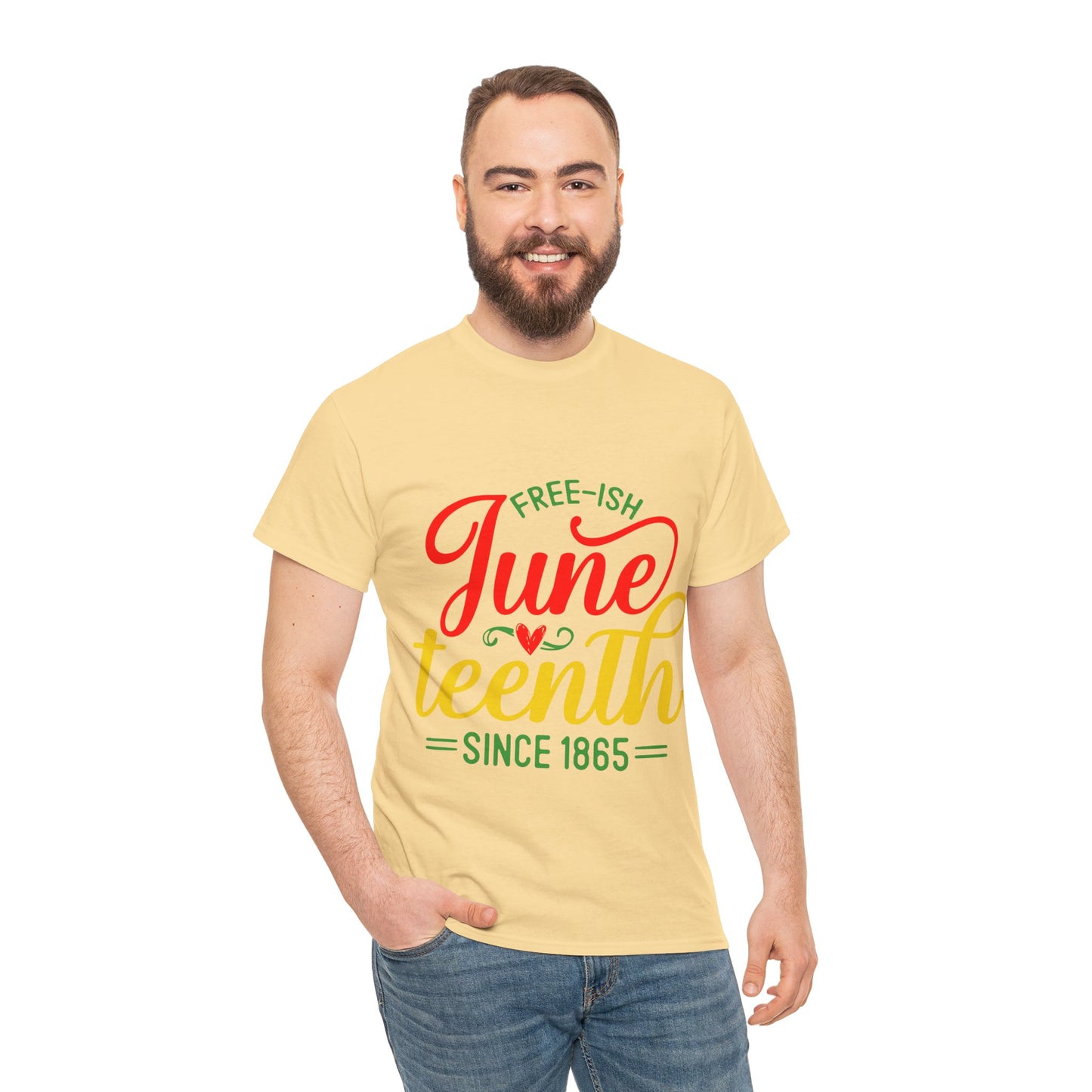 Juneteenth Free-ish Unisex Heavy Cotton Tee