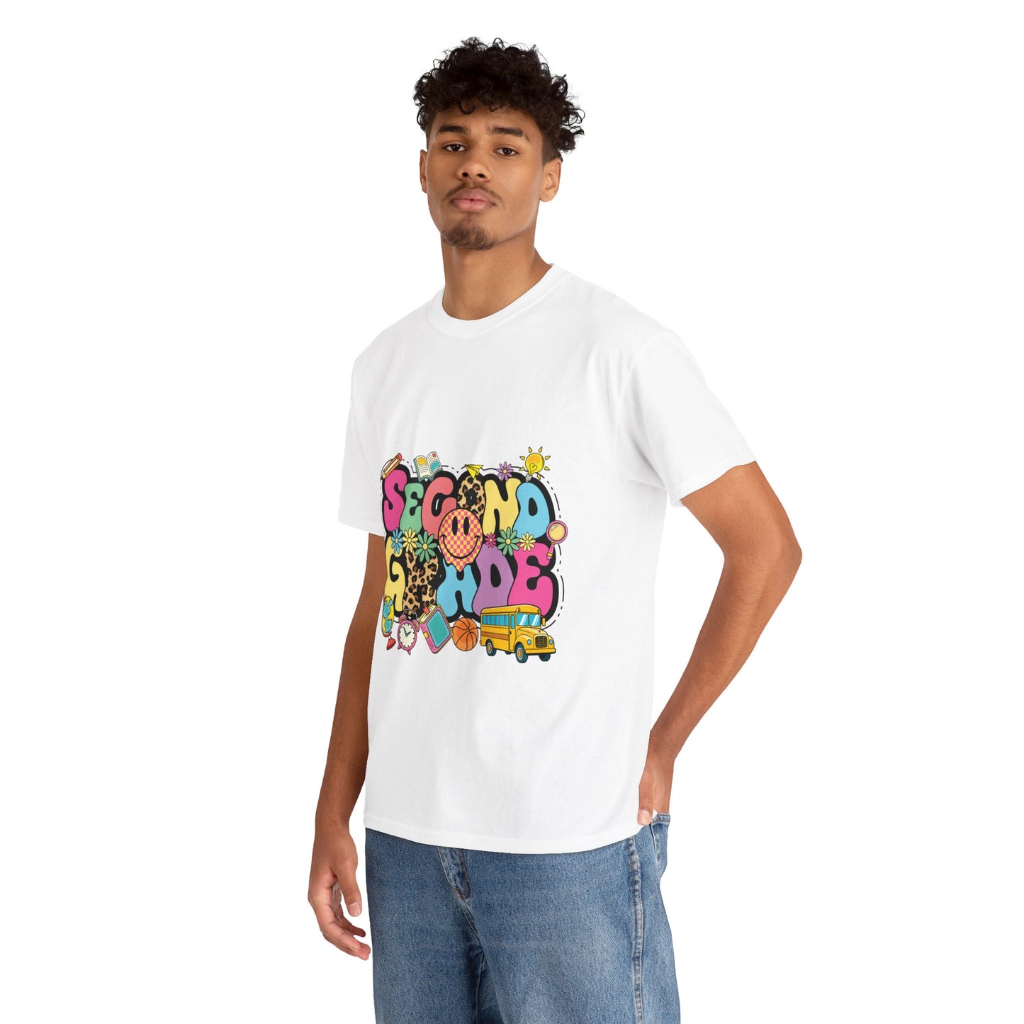 Second Grade Unisex Heavy Cotton Tee