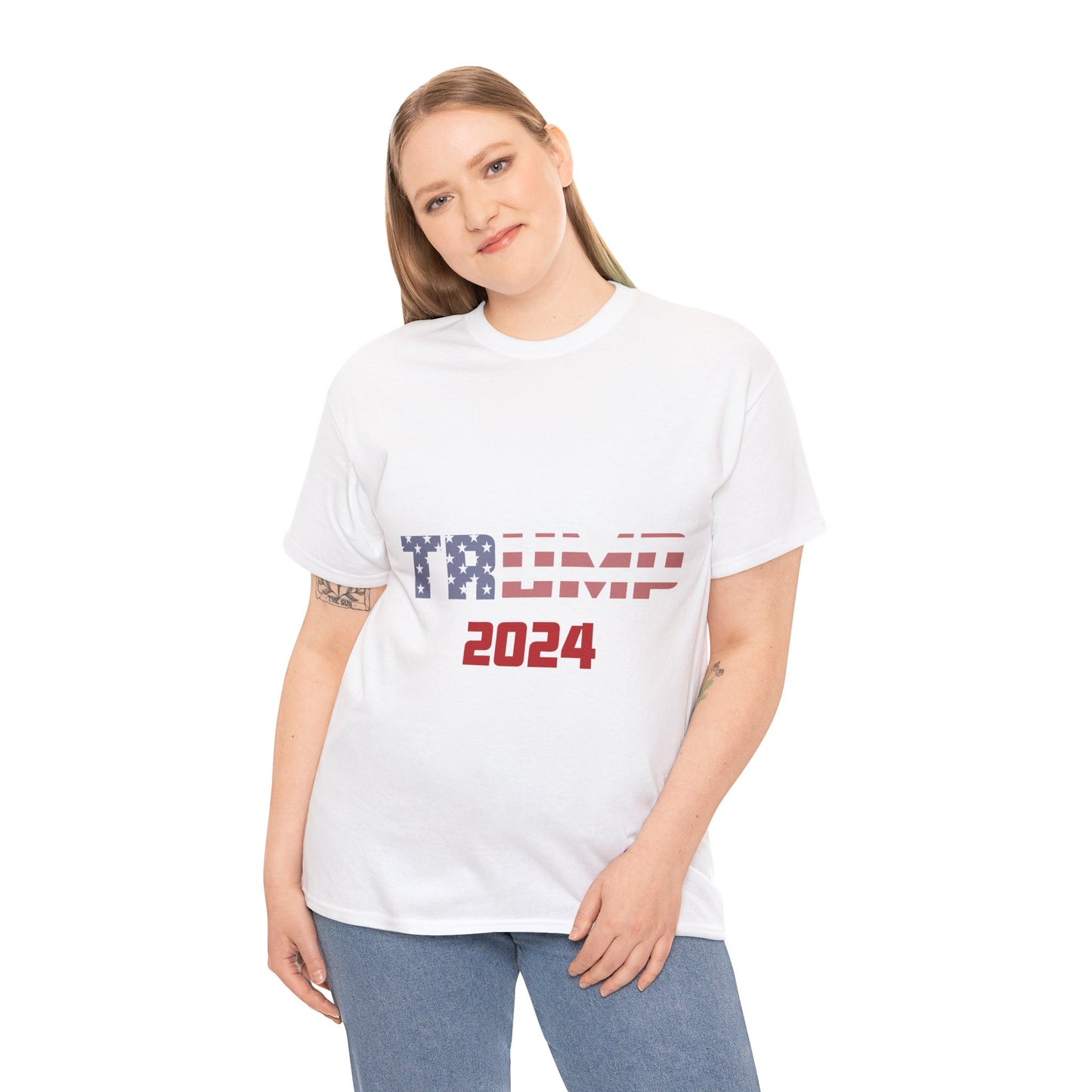 Trump 2024 B Unisex Heavy Cotton Tee