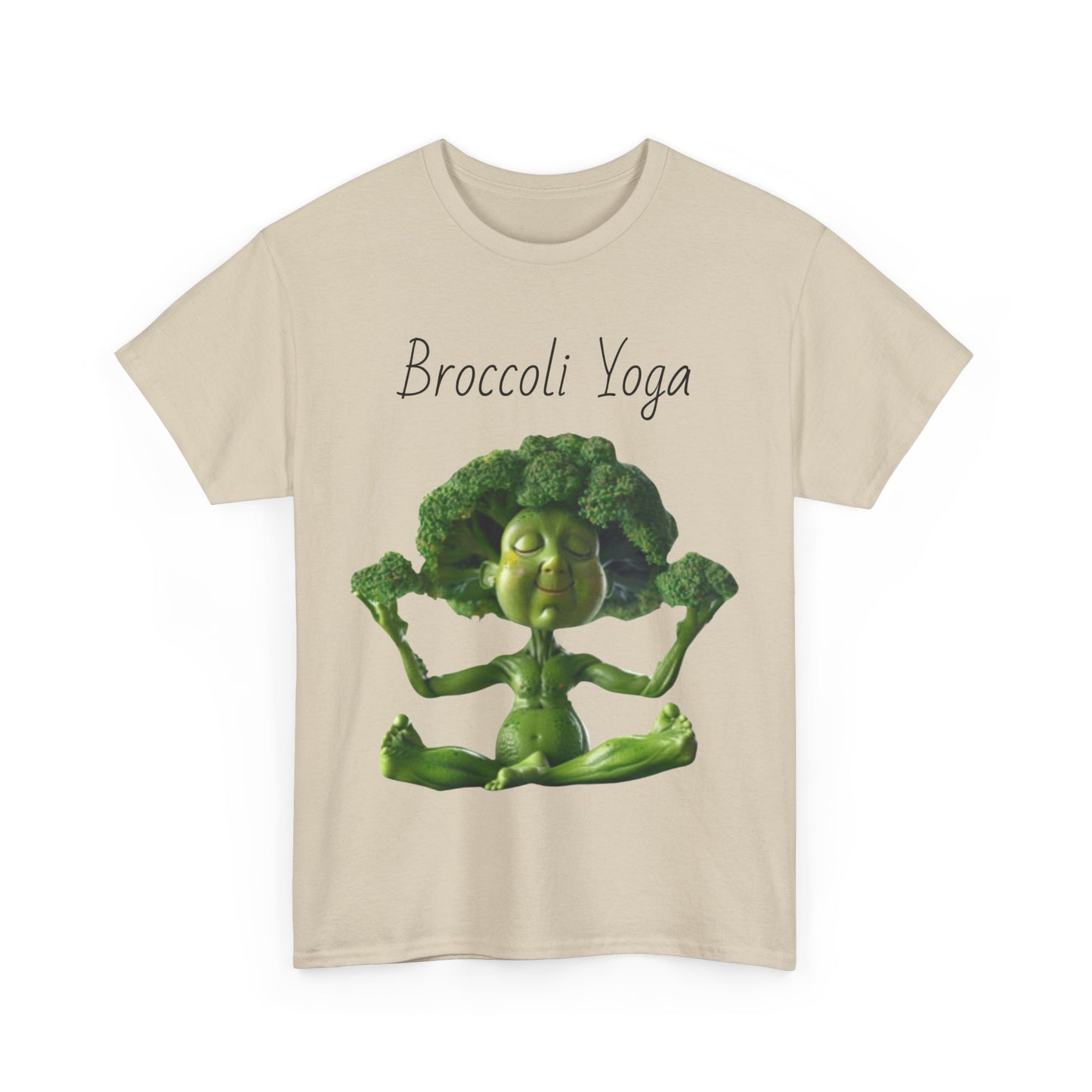 Broccoli Yoga Unisex Heavy Cotton Tee