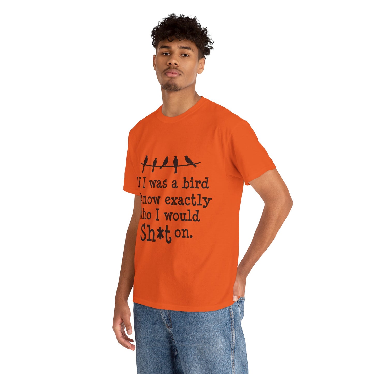 If I Were A Bird Unisex Heavy Cotton Tee