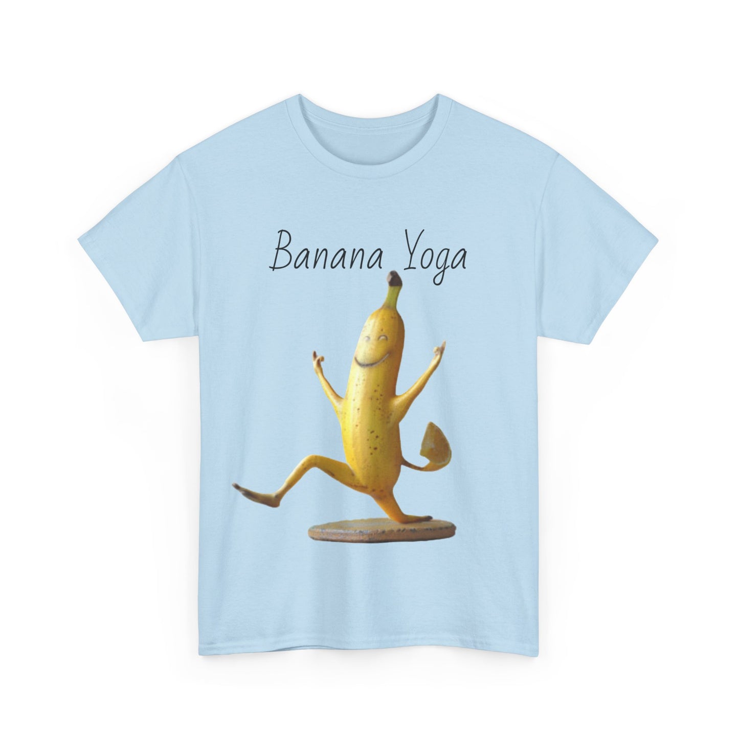 Banana Yoga2 Unisex Heavy Cotton Tee