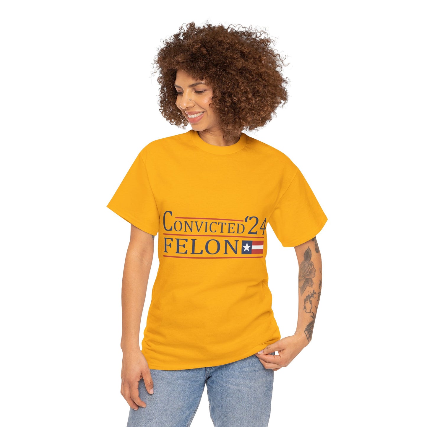 Convicted Felon Unisex Heavy Cotton Tee