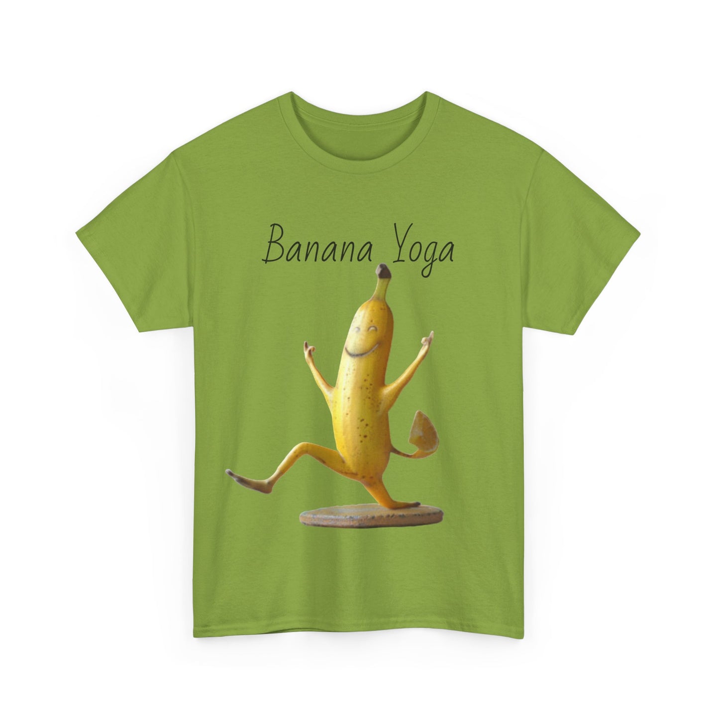 Banana Yoga2 Unisex Heavy Cotton Tee