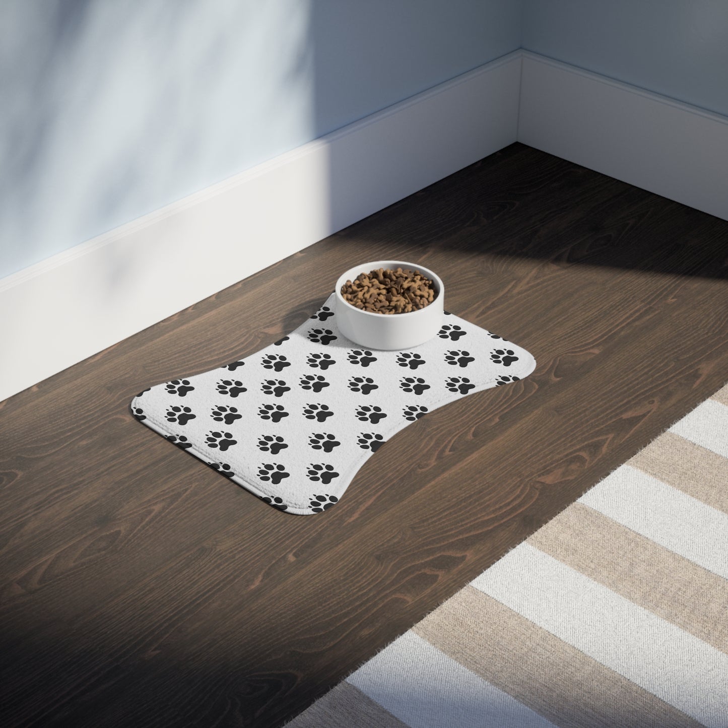 Paw Print Pet Feeding Mats